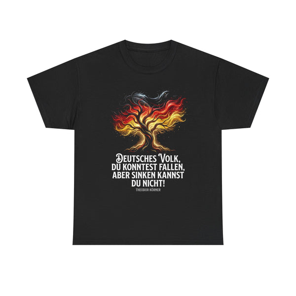Unisex-T-Shirt aus Baumwolle - Theodor Körner | Aber sinken kannst du nicht