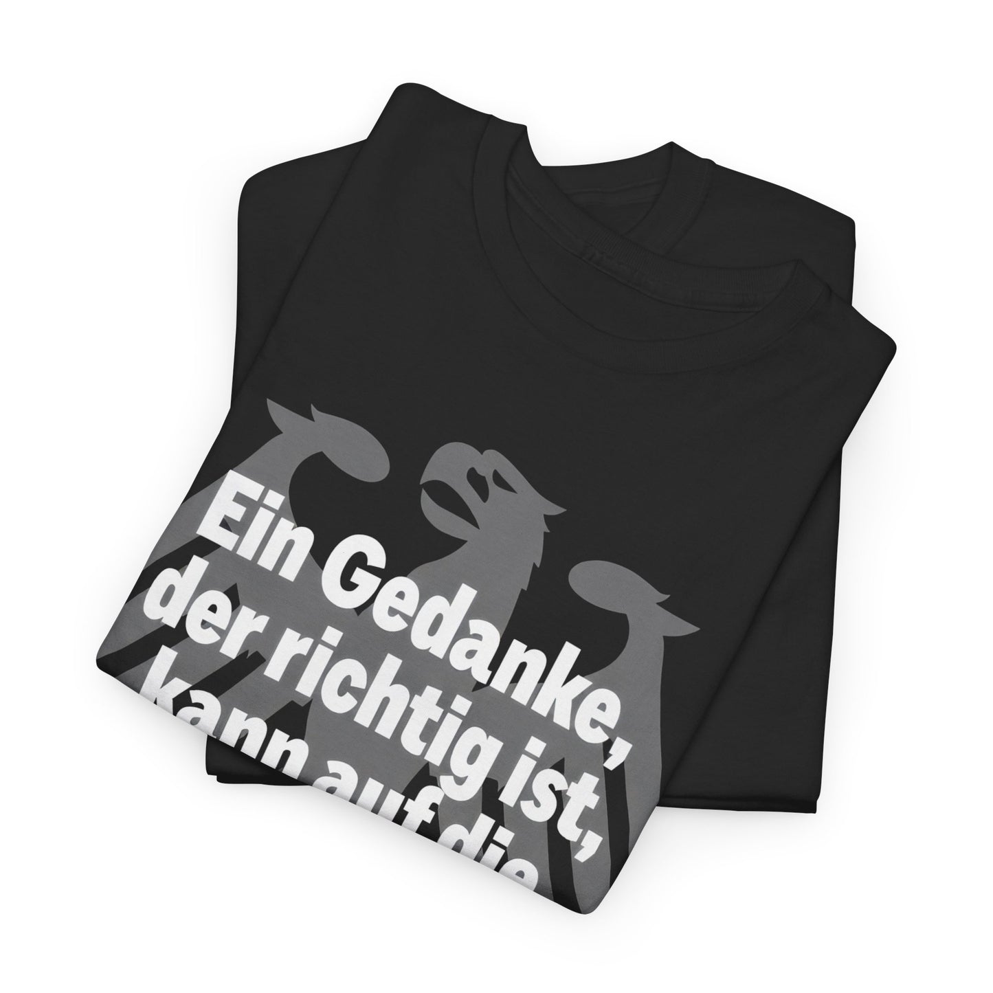 Unisex-T-Shirt aus Baumwolle - Otto von Bismarck - Gedanke