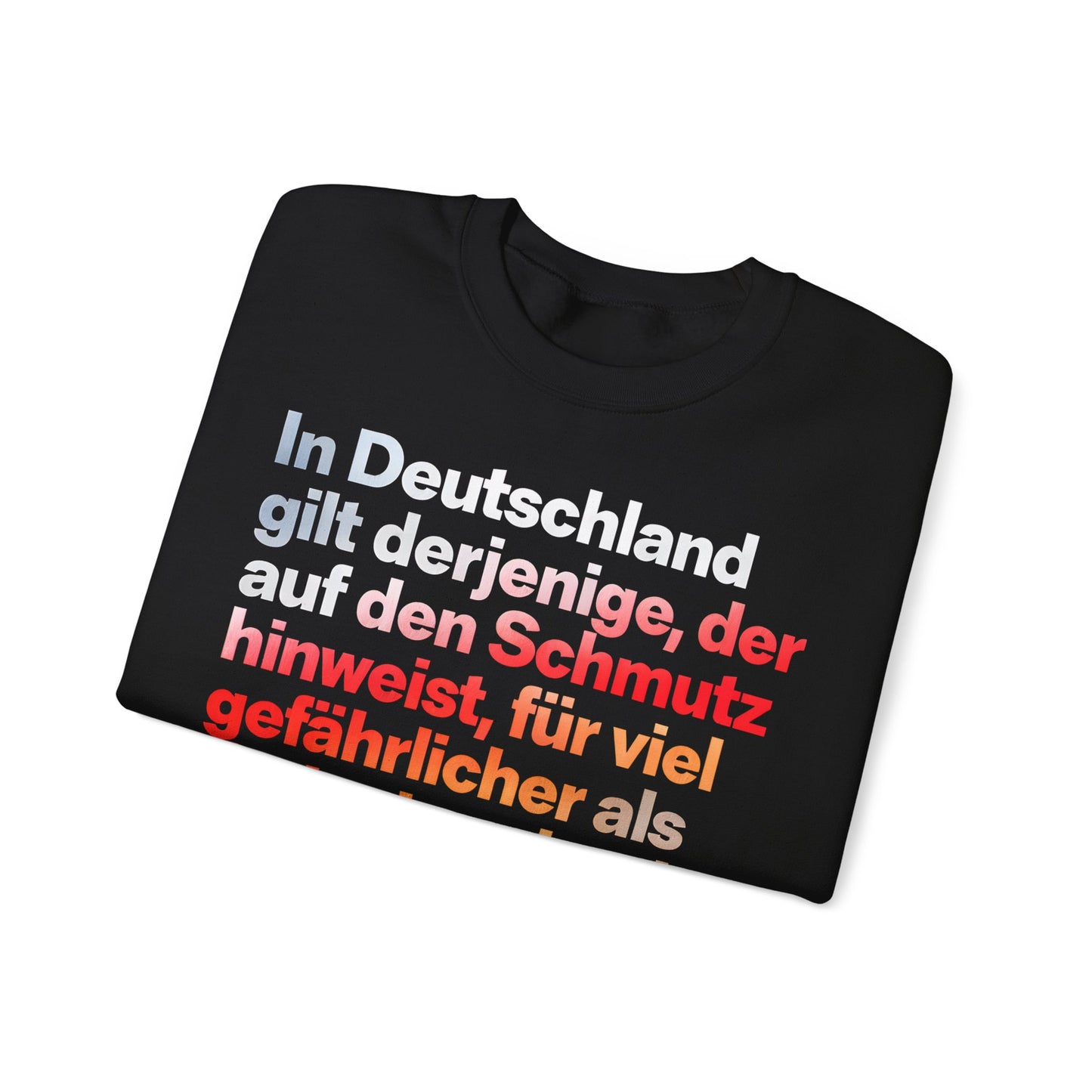 Unisex Heavy Blend™ Rundhals-Sweatshirt - Kurt Tucholsky | Schmutz-Zitat