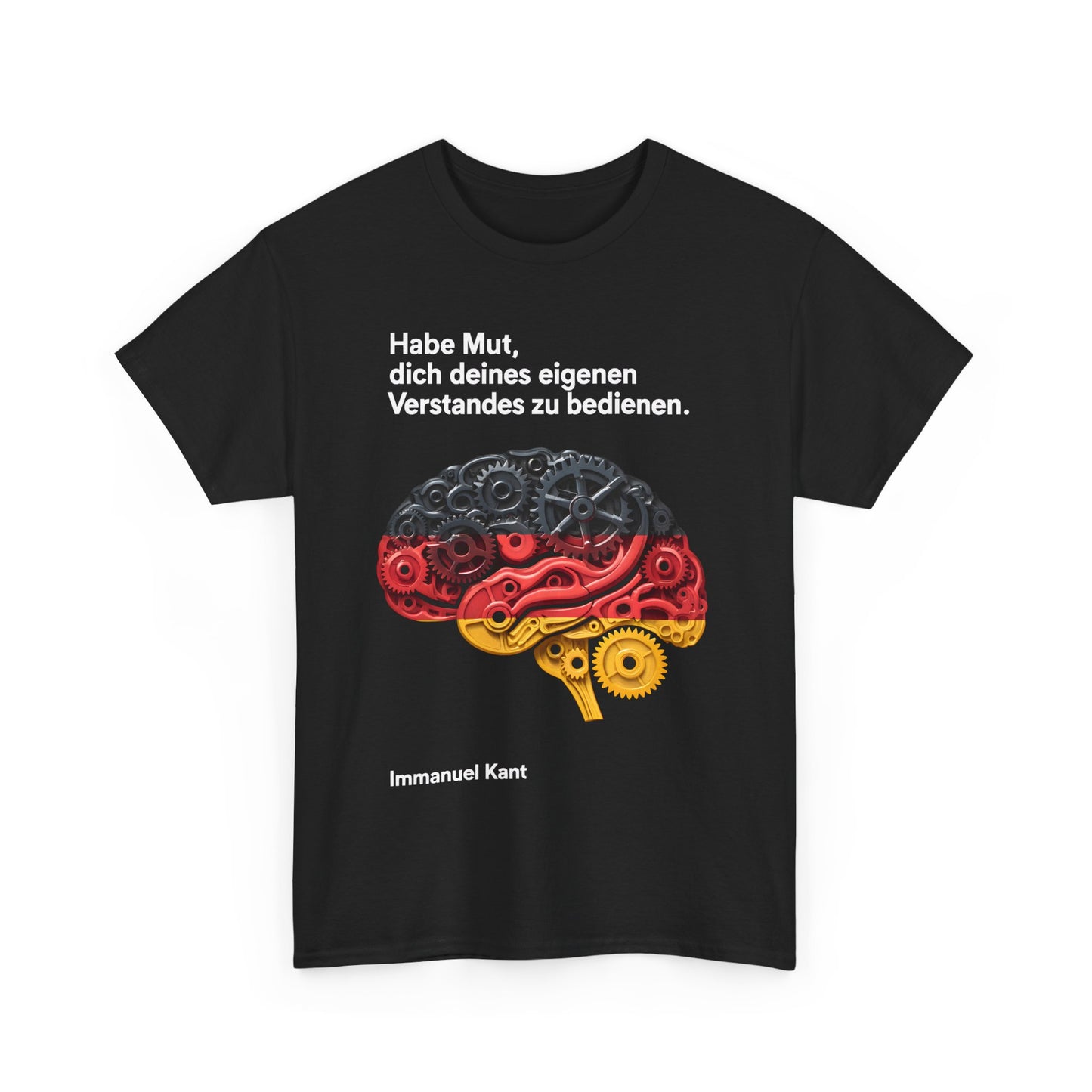 Unisex-T-Shirt aus Baumwolle - Immanuel Kant | Verstand