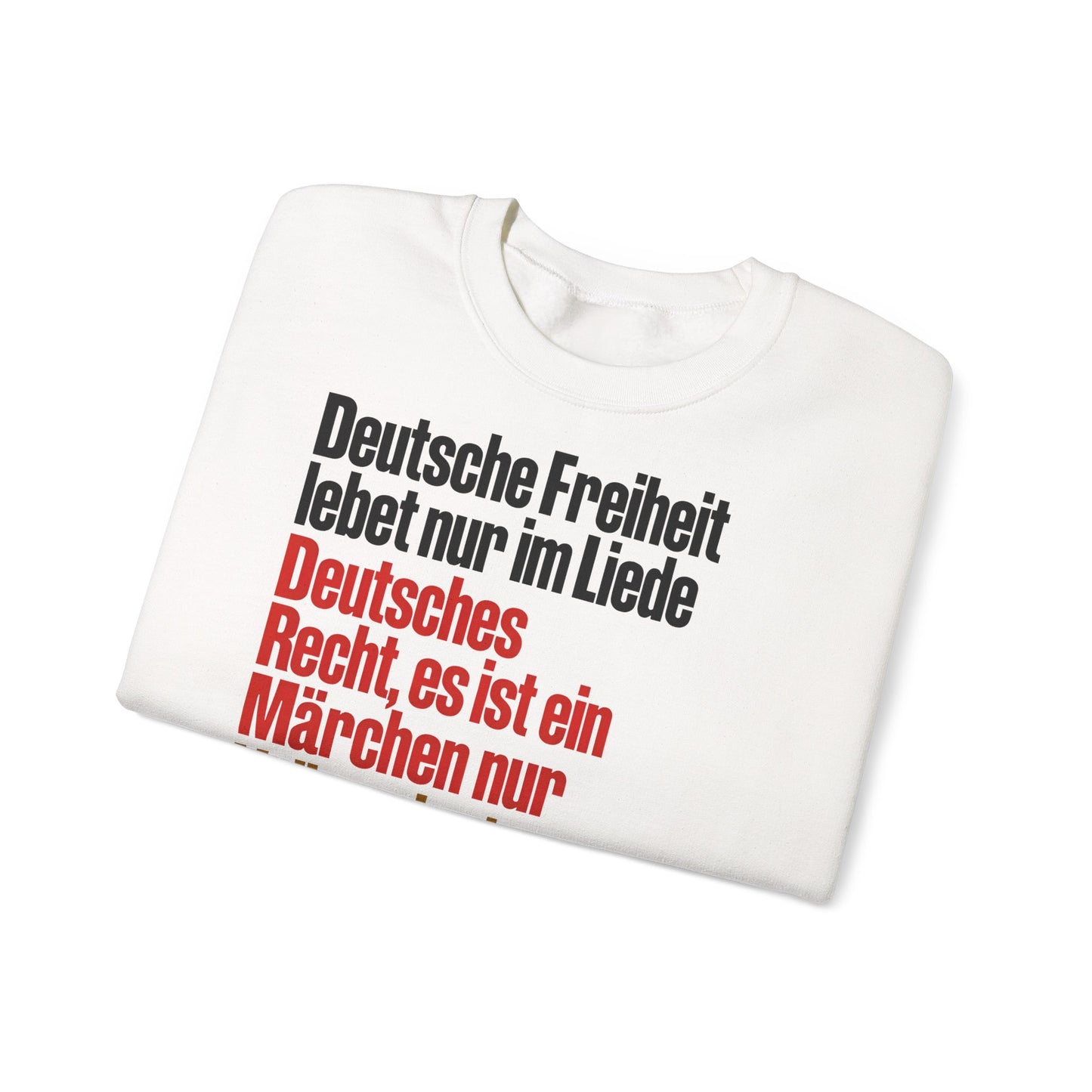 Unisex Heavy Blend™ Rundhals-Sweatshirt - Hoffmann von Fallersleben | Deutsche Freiheit