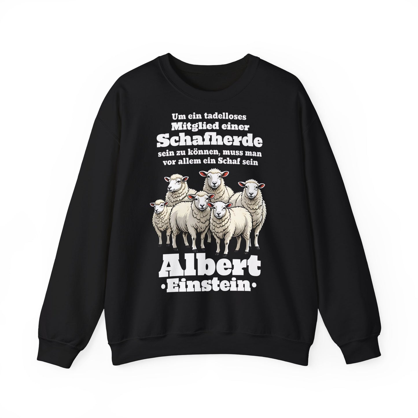 Unisex Heavy Blend™ Rundhals-Sweatshirt - Albert Einstein | Schafherde