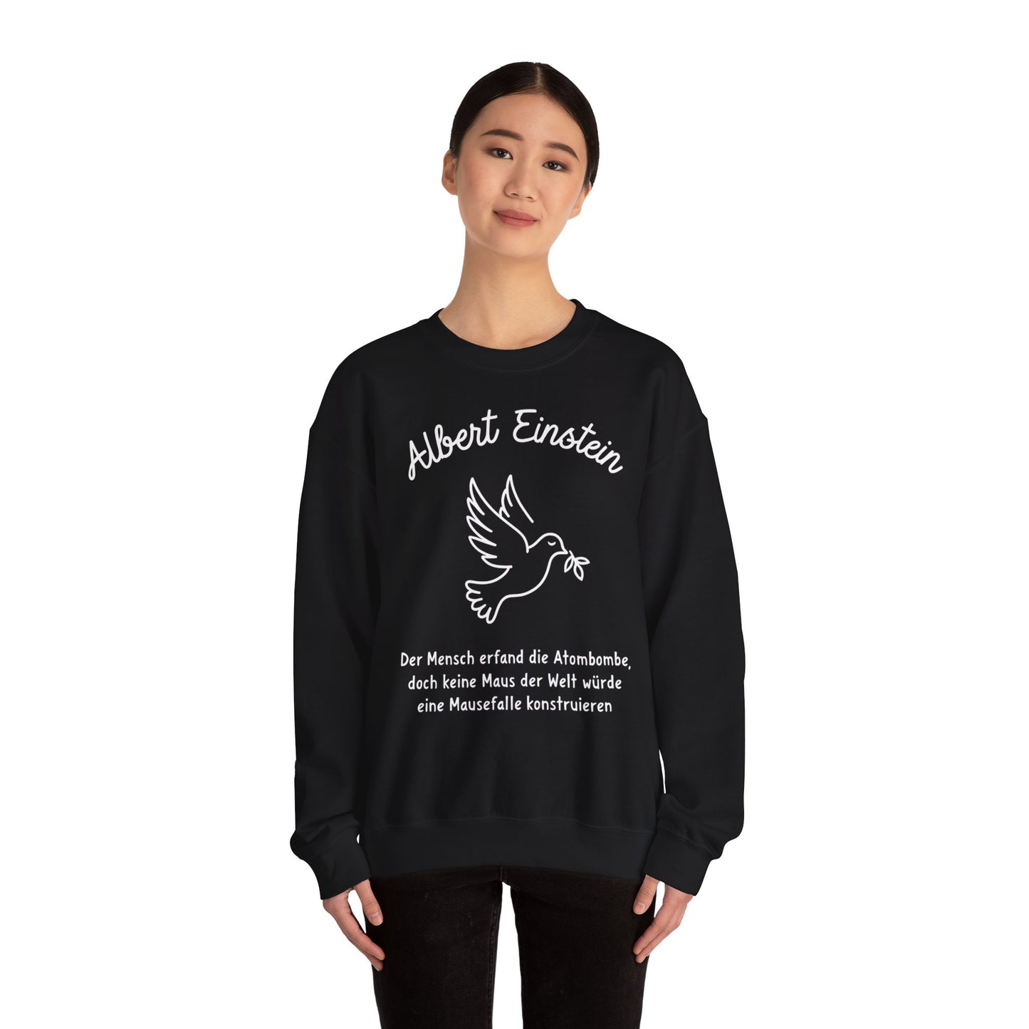 Unisex Heavy Blend™ Rundhals-Sweatshirt - Albert Einstein | Mausefalle