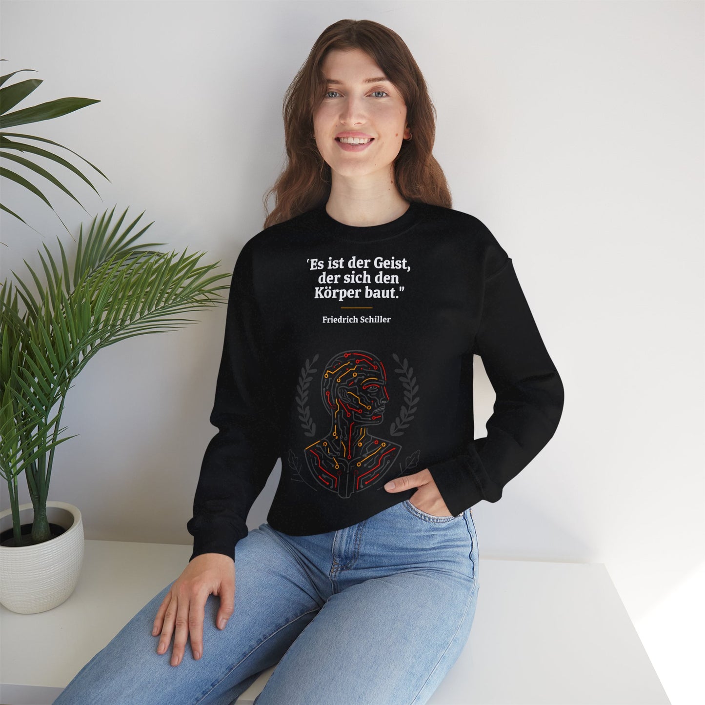 Unisex Heavy Blend™ Rundhals-Sweatshirt - Friedrich Schiller | Geist