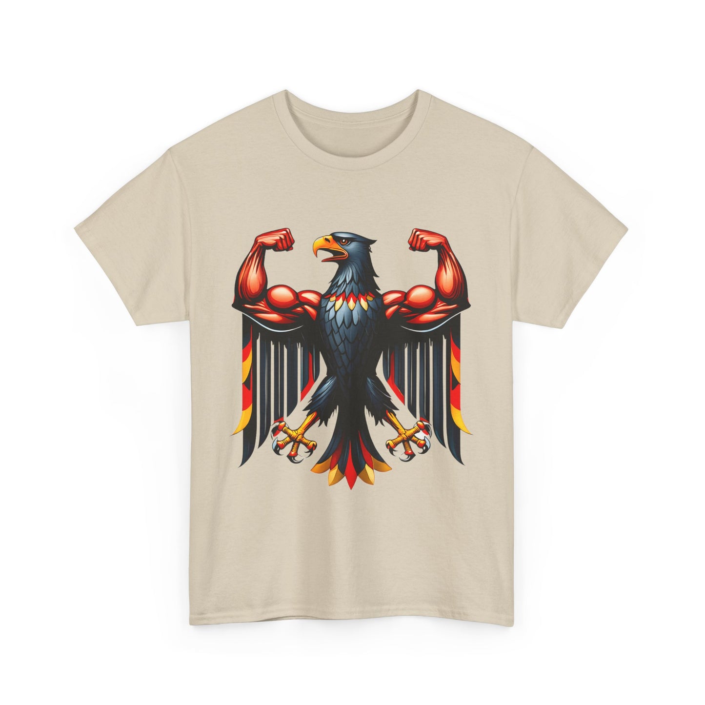 Unisex-T-Shirt aus Baumwolle - Deutschland Adler