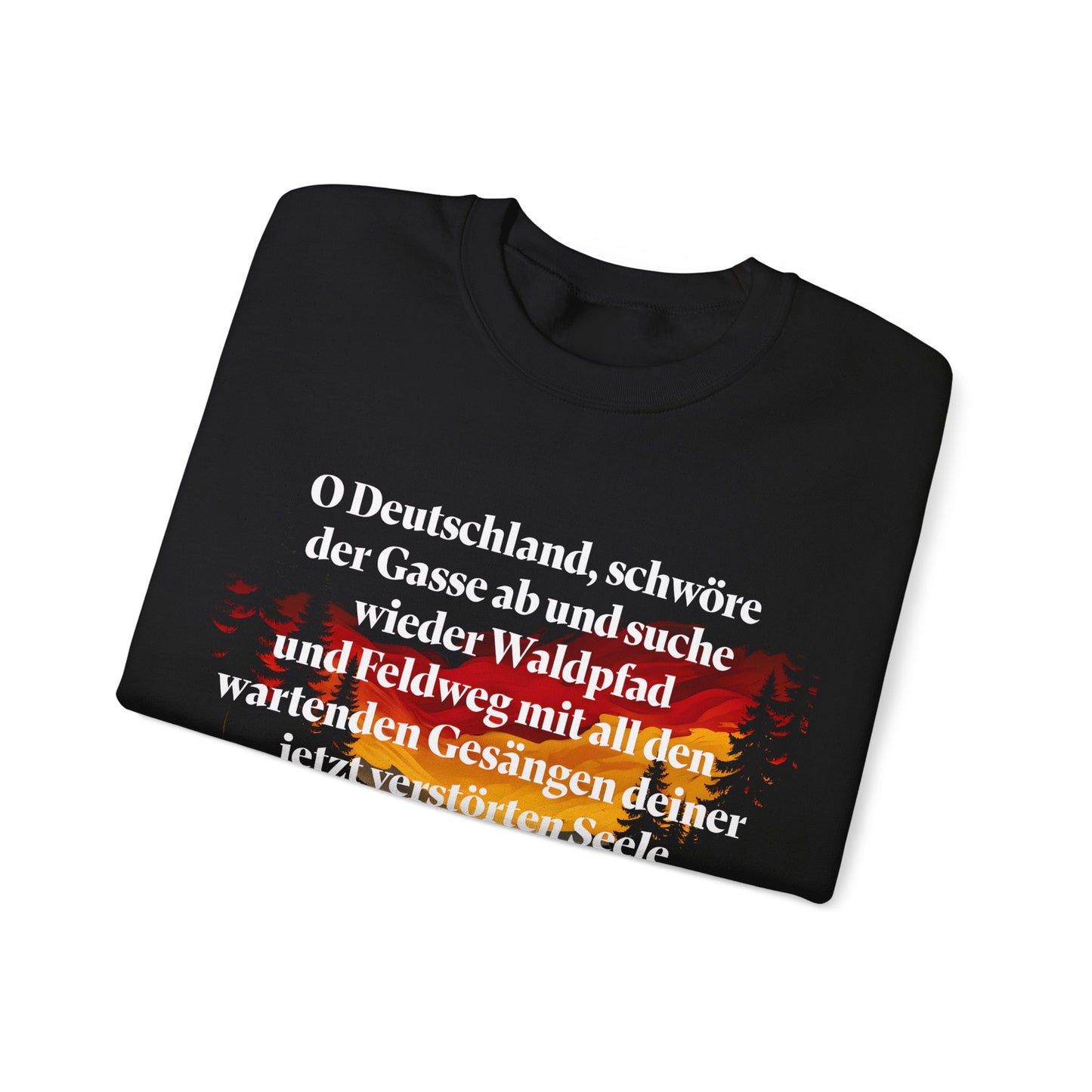 Unisex Heavy Blend™ Rundhals-Sweatshirt - Friedrich Lienhard | O Deutschland, schwöre der Gasse ab