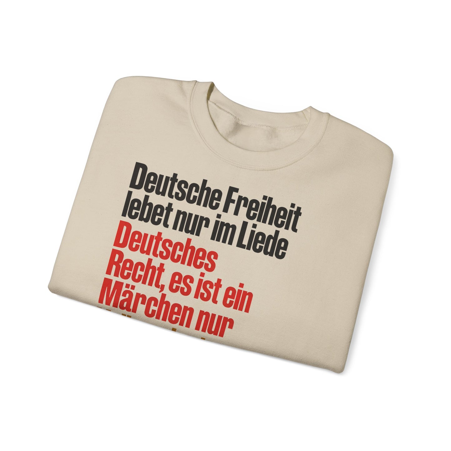 Unisex Heavy Blend™ Rundhals-Sweatshirt - Hoffmann von Fallersleben | Deutsche Freiheit