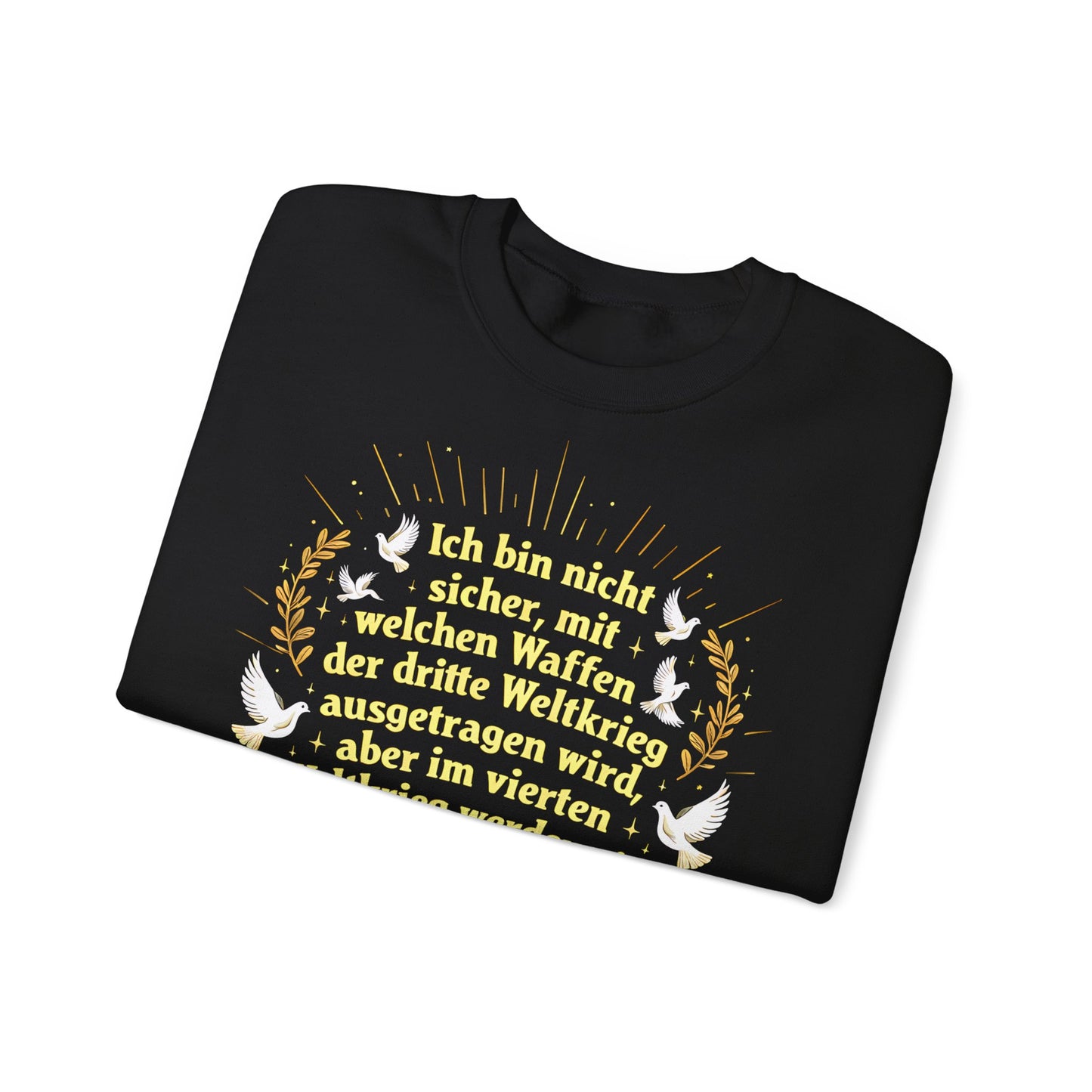 Unisex Heavy Blend™ Rundhals-Sweatshirt - Albert Einstein | 4. Weltkrieg