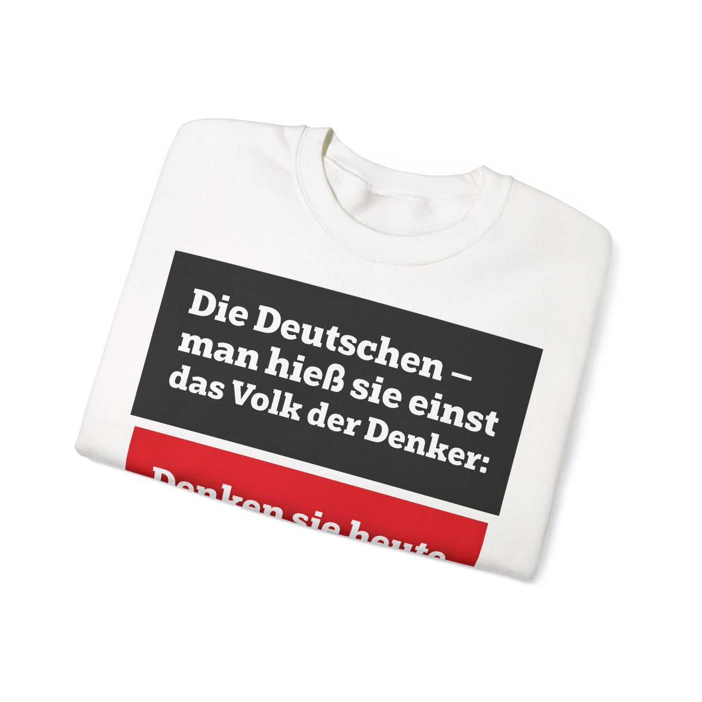 Unisex Heavy Blend™ Rundhals-Sweatshirt - Friedrich Nietzsche | Denken sie überhaupt noch?