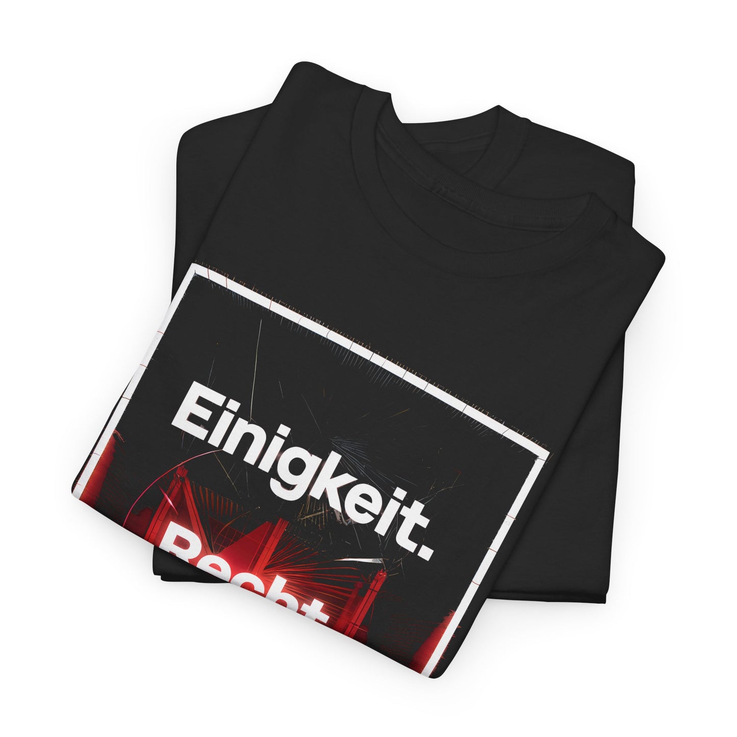 Unisex-T-Shirt aus Baumwolle - Einigkeit. Recht. Freiheit.