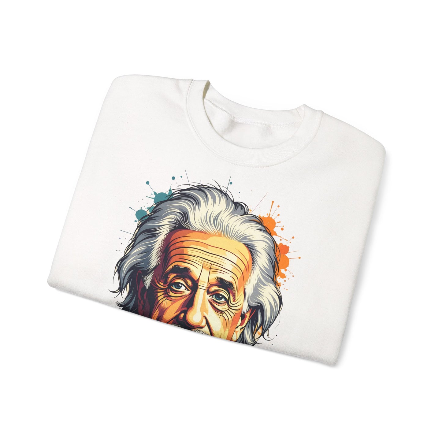 Unisex Heavy Blend™ Rundhals-Sweatshirt - Albert Einstein | Silhouette
