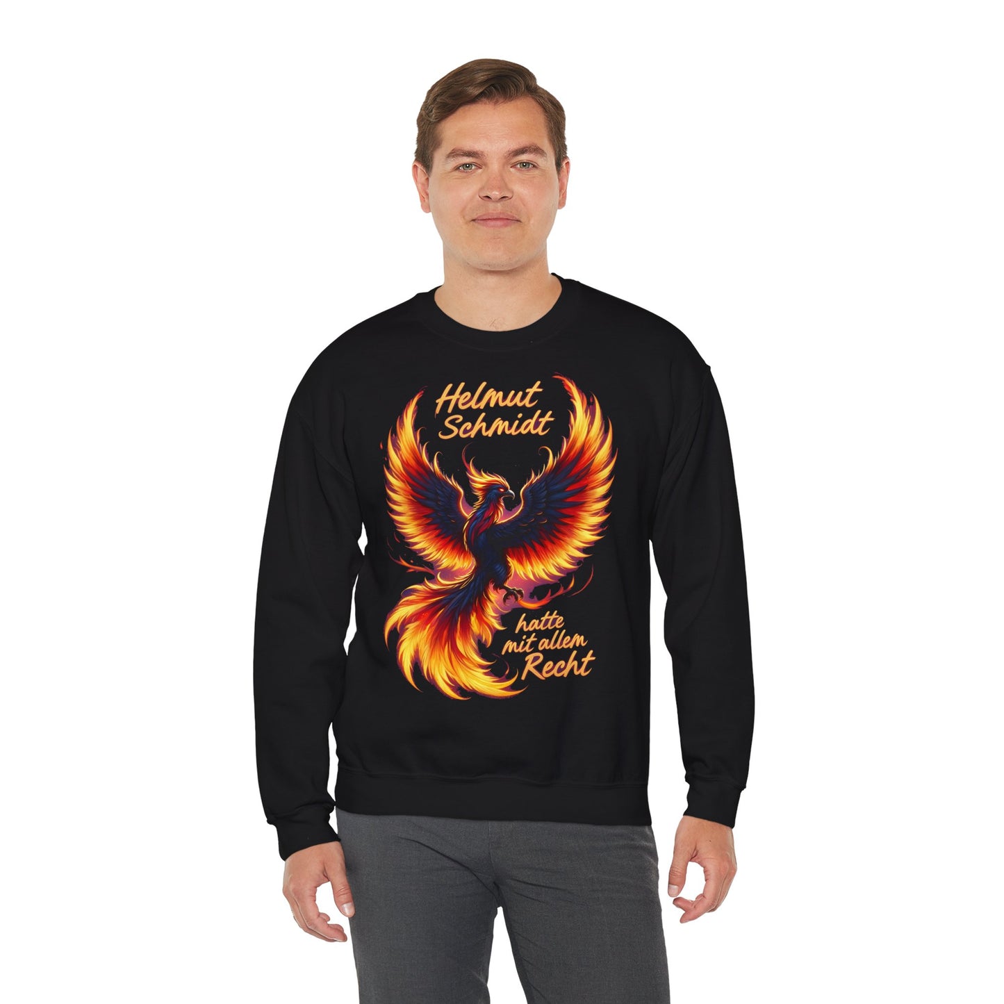 Unisex Heavy Blend™ Rundhals-Sweatshirt - Helmut Schmidt | Hatte Recht