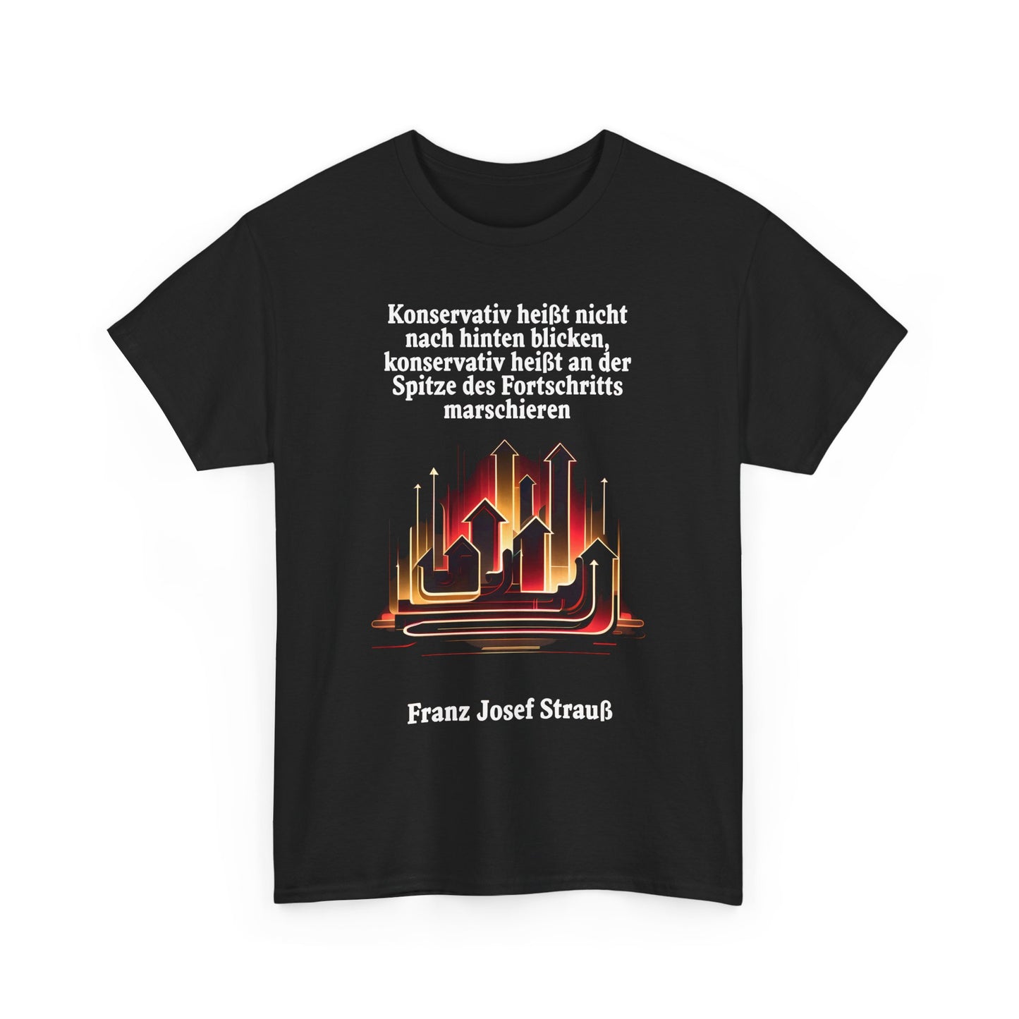 Unisex-T-Shirt aus Baumwolle - Franz Josef Strauß | Konservativ
