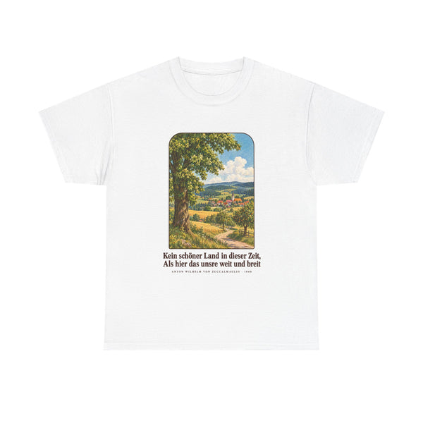 Unisex-T-Shirt aus Baumwolle - Anton Wilhelm von Zuccalmaglio | Kein schöner Land in dieser Zeit – Landschaft