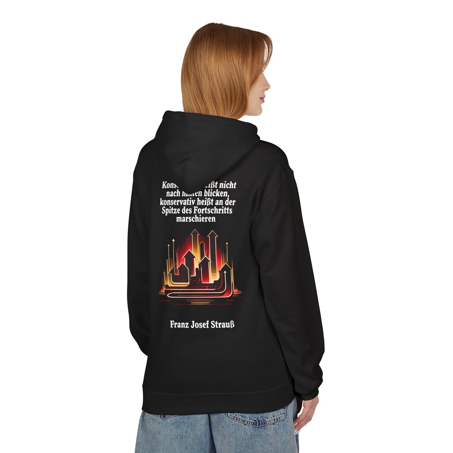 Hoodie Sweatshirt | Franz Josef Strauß - Spitze des Fortschritts
