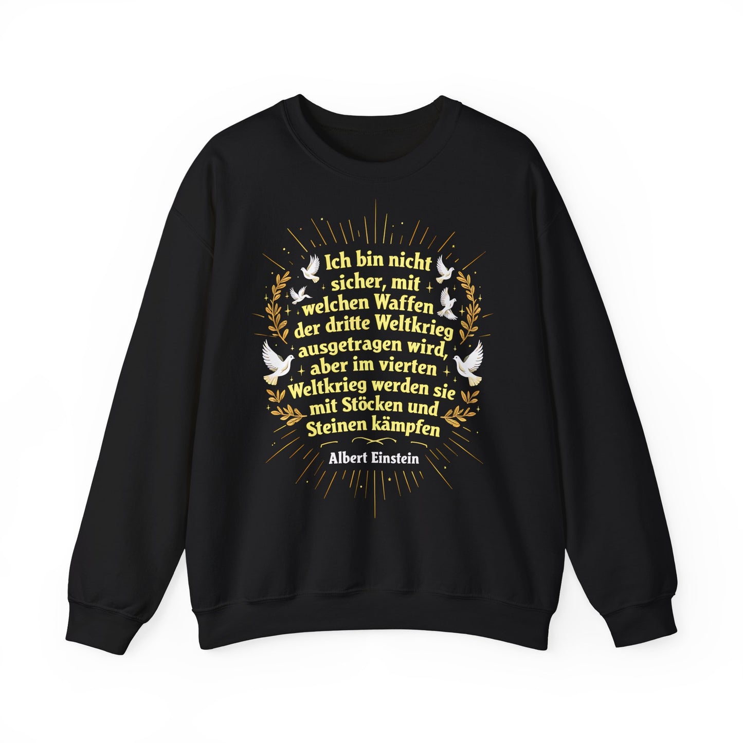 Unisex Heavy Blend™ Rundhals-Sweatshirt - Albert Einstein | 4. Weltkrieg