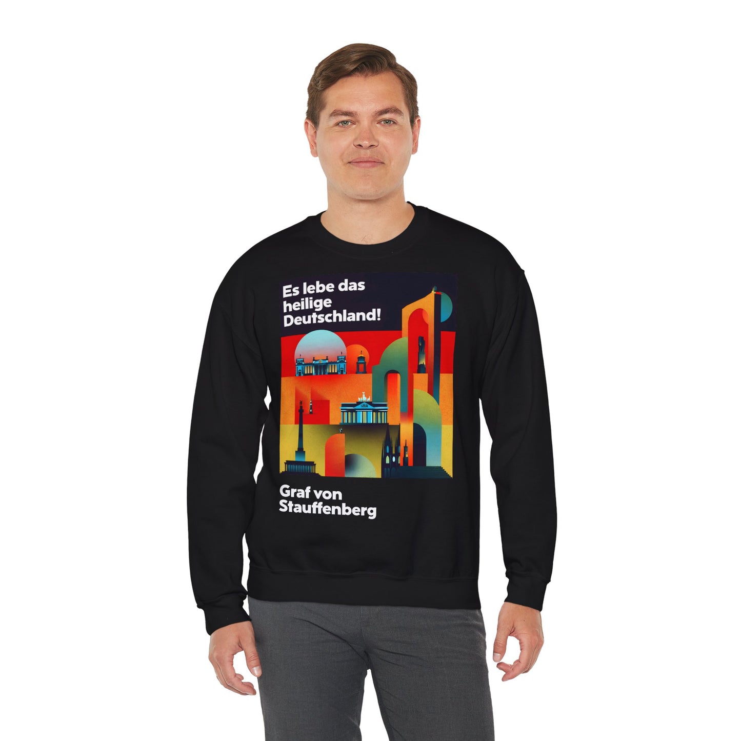 Unisex Heavy Blend™ Rundhals-Sweatshirt - Graf von Stauffenberg | Es lebe das heilige Deutschland!