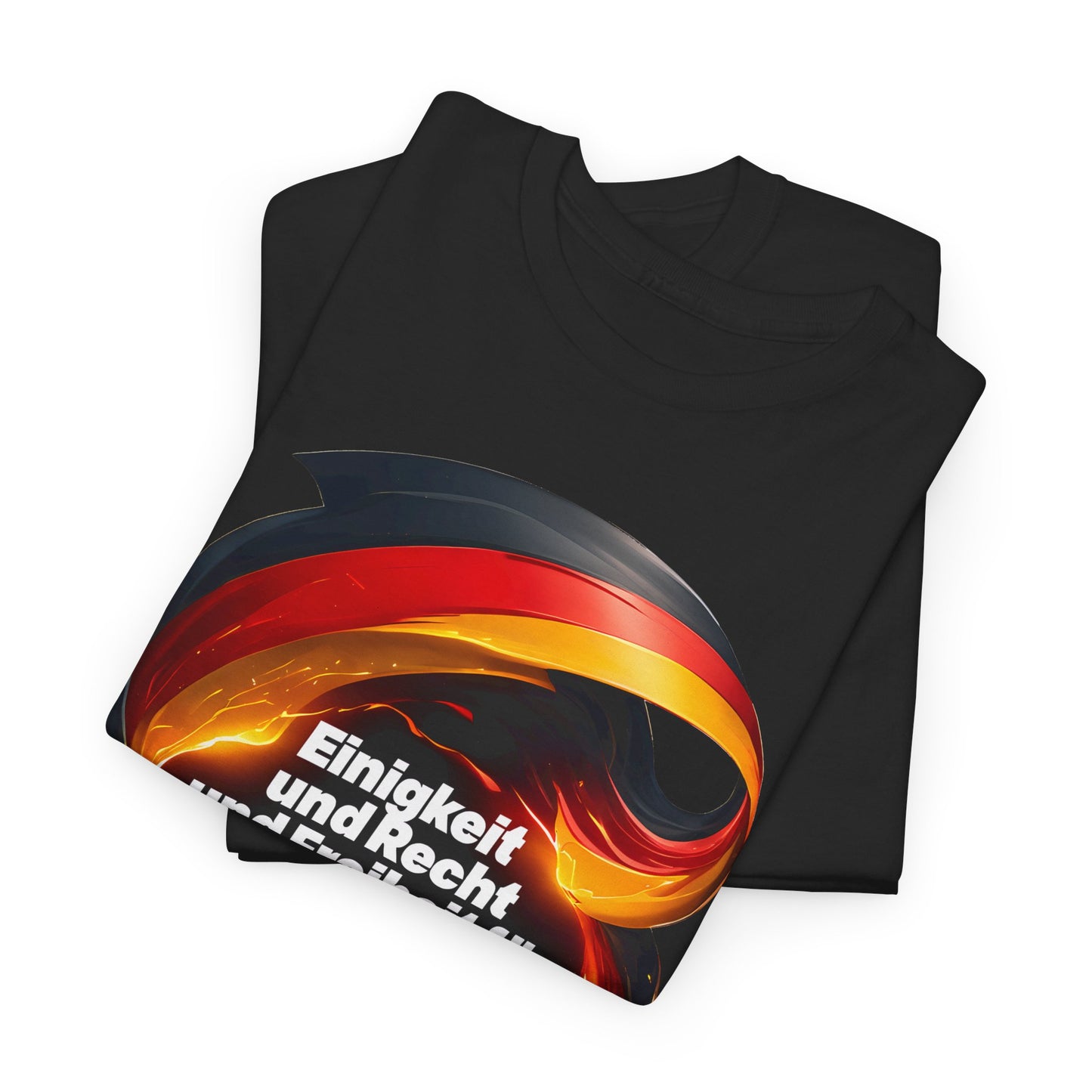 Unisex-T-Shirt aus Baumwolle - Fallersleben | Einigkeit und Recht und Freiheit
