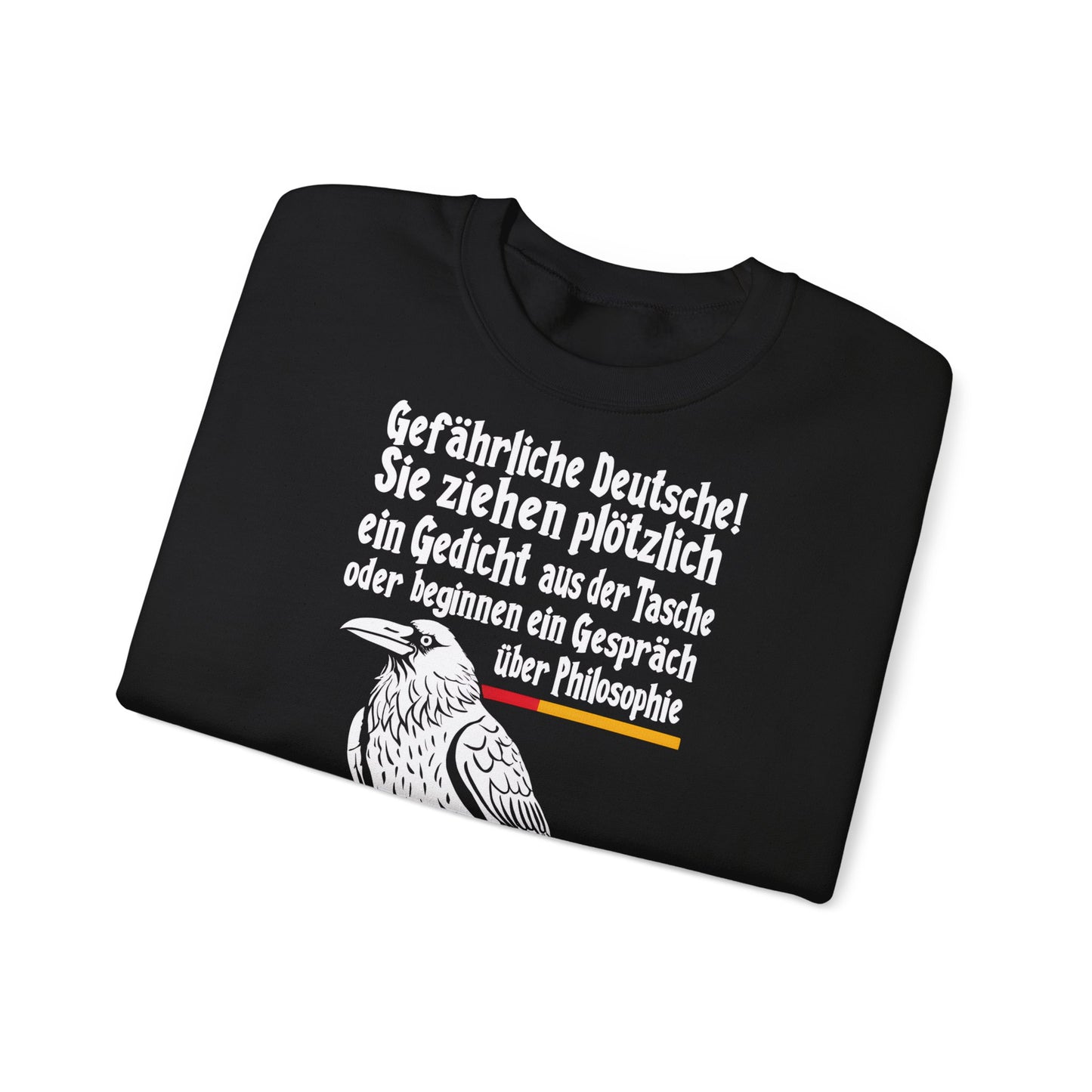 Unisex Heavy Blend™ Rundhals-Sweatshirt - Heinrich Heine | Gefährliche Deutsche