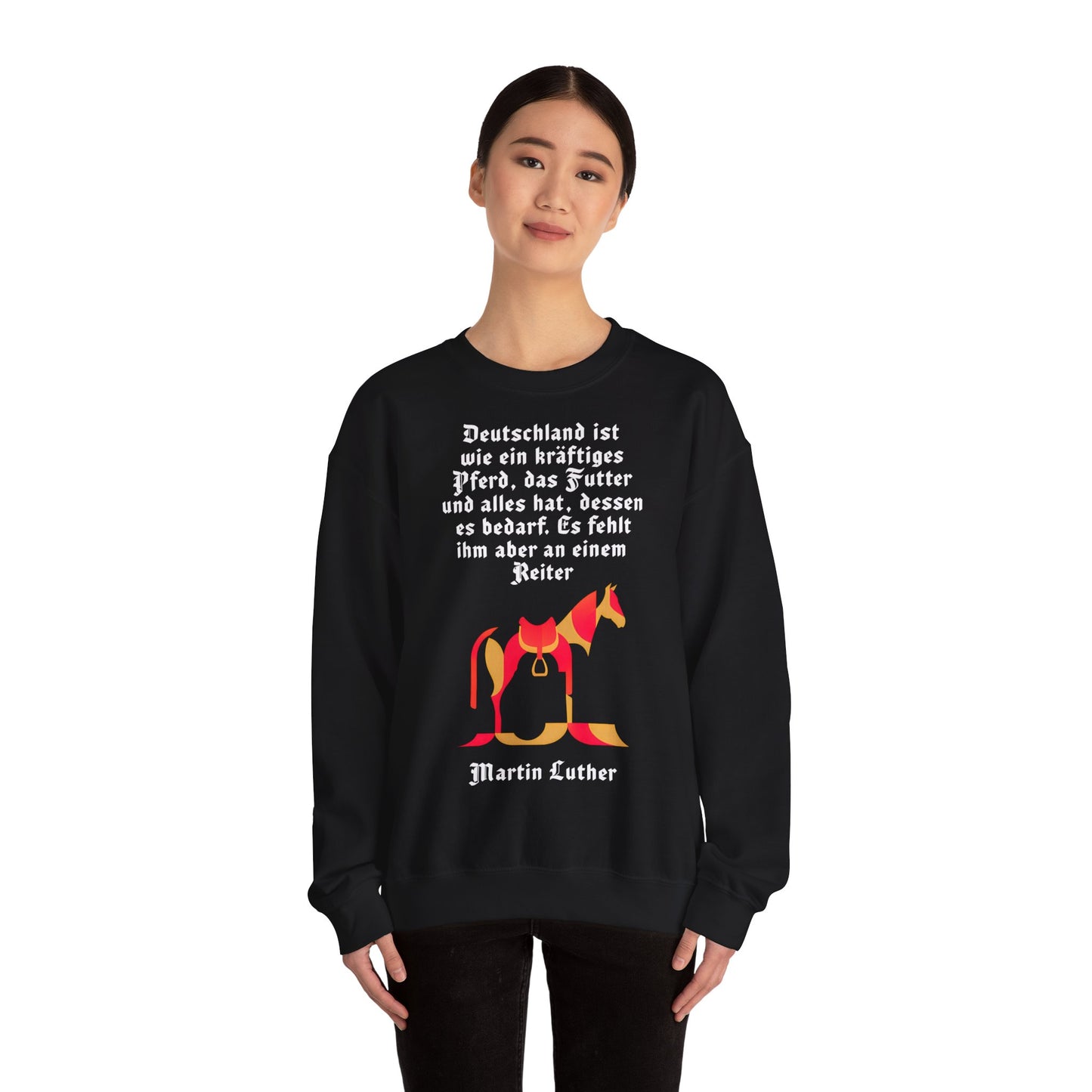 Unisex Heavy Blend™ Rundhals-Sweatshirt - Martin Luther | Reiter