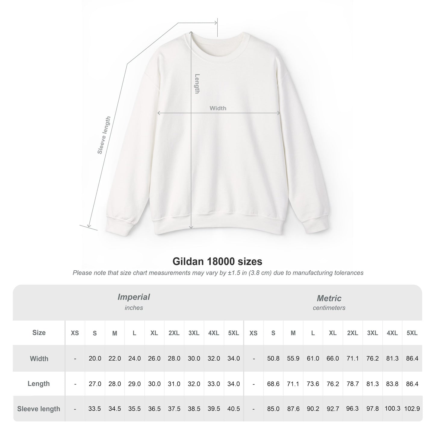 Unisex Heavy Blend™ Rundhals-Sweatshirt - Deutschland II