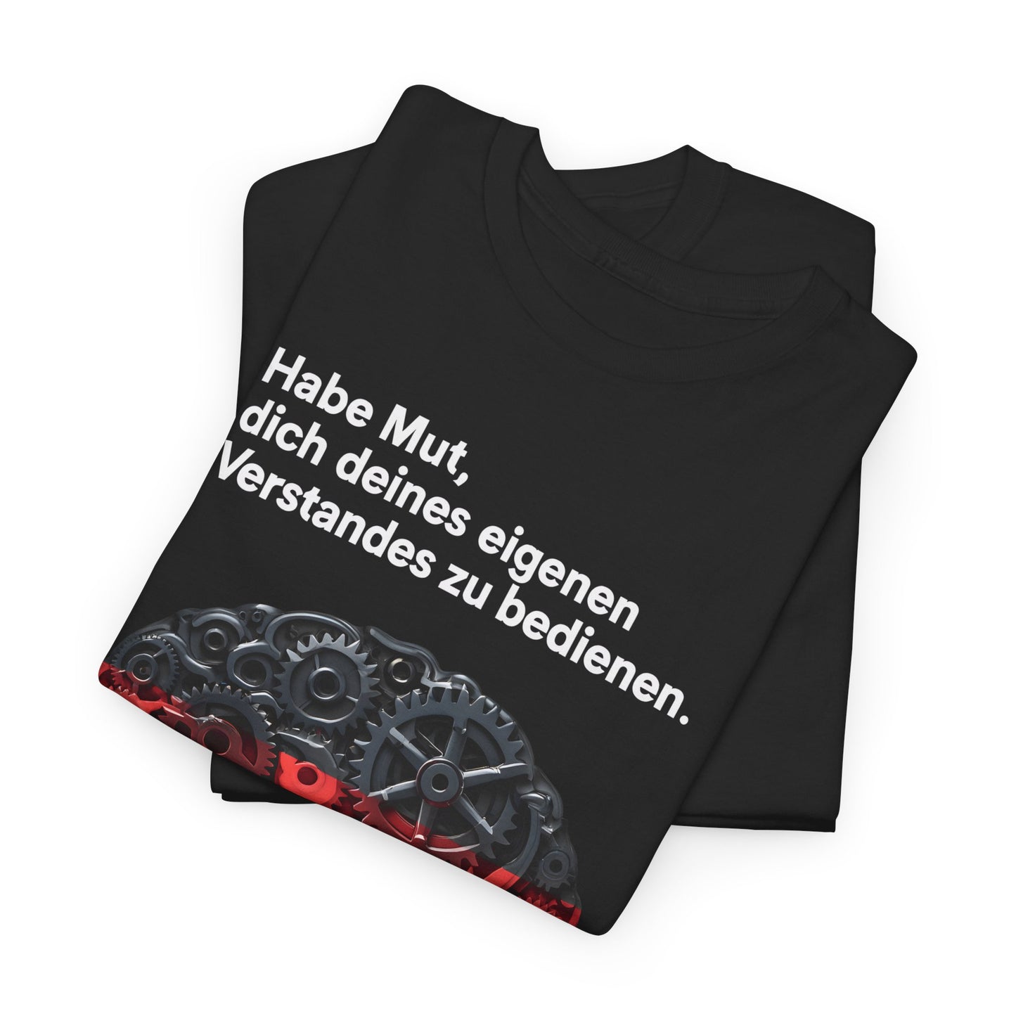 Unisex-T-Shirt aus Baumwolle - Immanuel Kant | Verstand