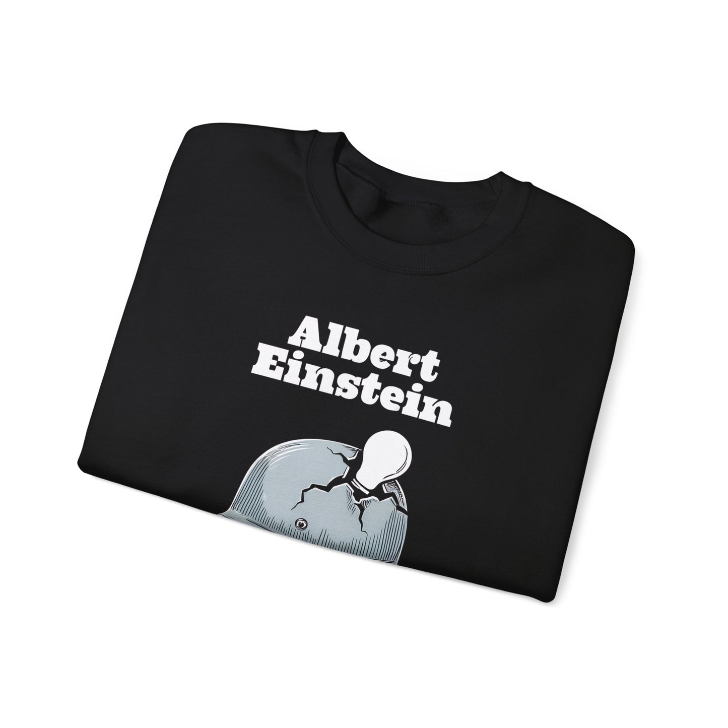 Unisex Heavy Blend™ Rundhals-Sweatshirt - Albert Einstein | Stahlhelm