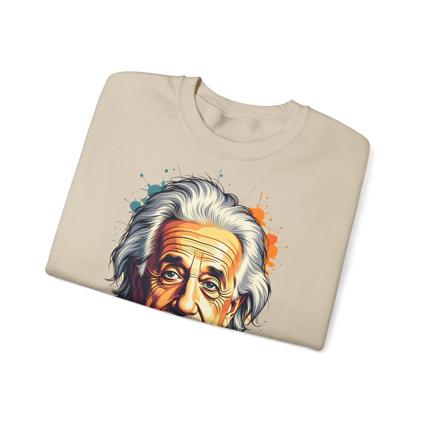 Unisex Heavy Blend™ Rundhals-Sweatshirt - Albert Einstein | Silhouette