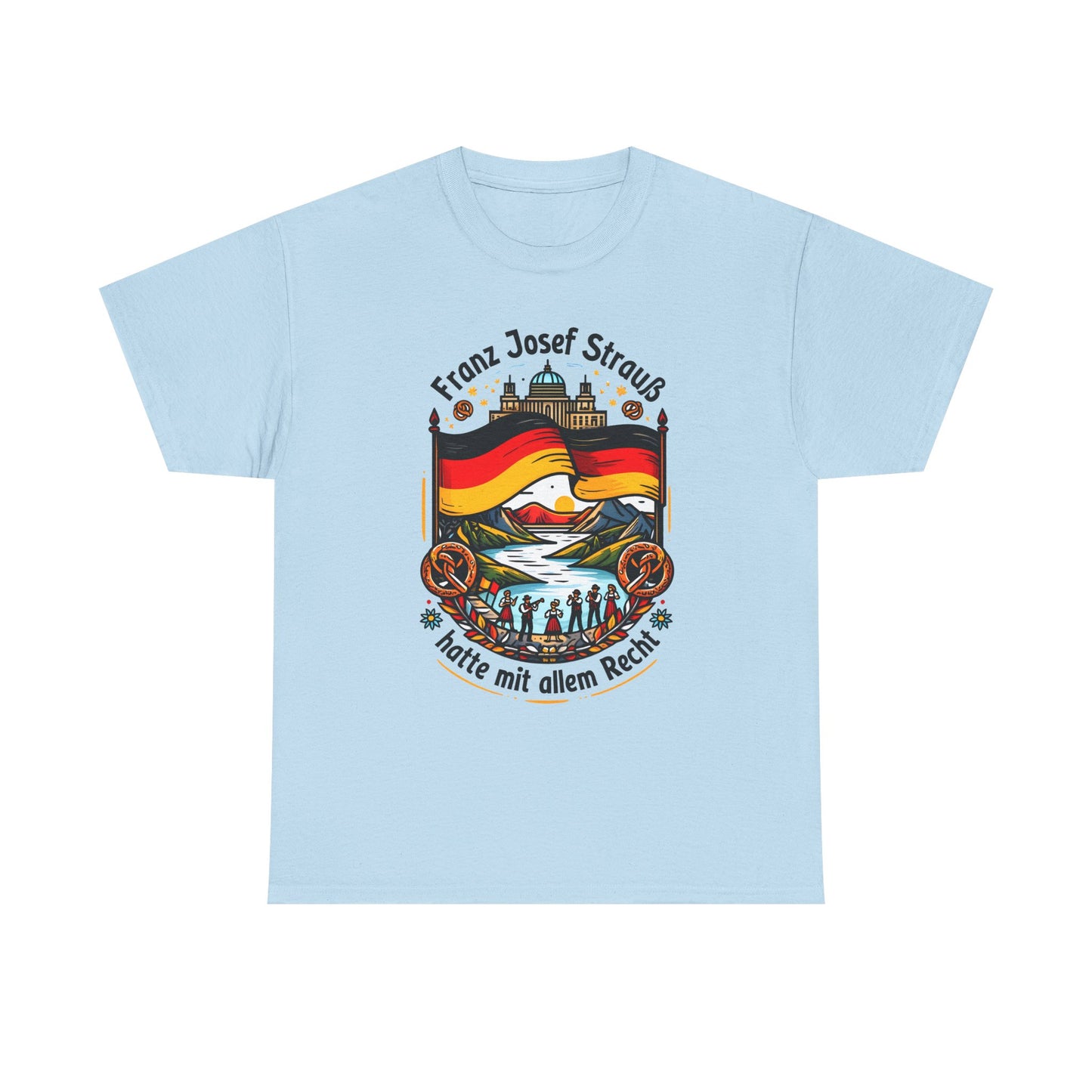 Unisex-T-Shirt aus Baumwolle - Franz Josef Strauß
