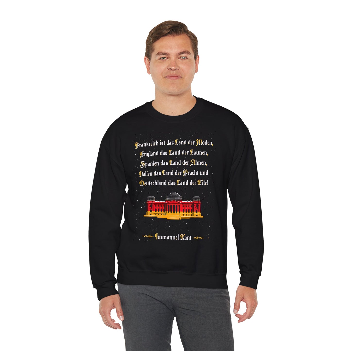 Unisex Heavy Blend™ Rundhals-Sweatshirt - Immanuel Kant | Land der Titel