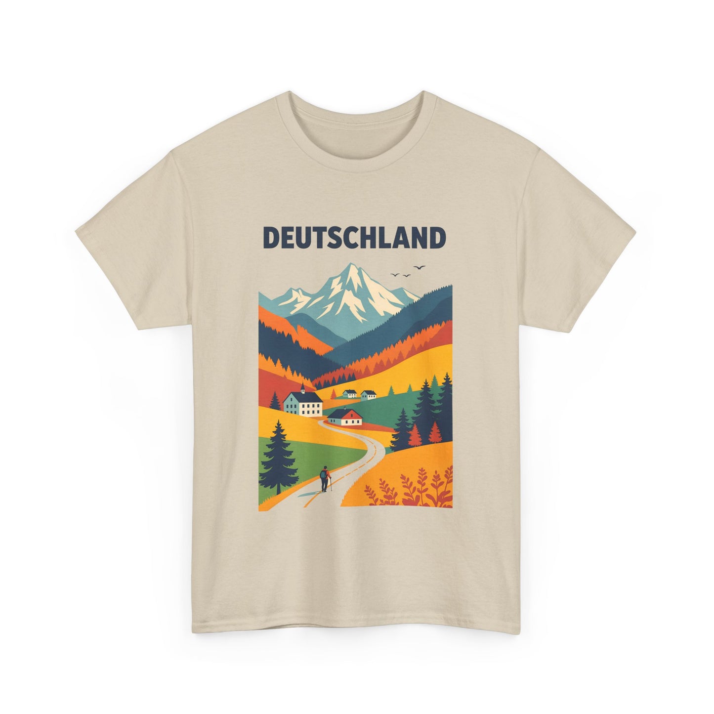 Unisex-T-Shirt aus Baumwolle - Deutschland | Landschaft