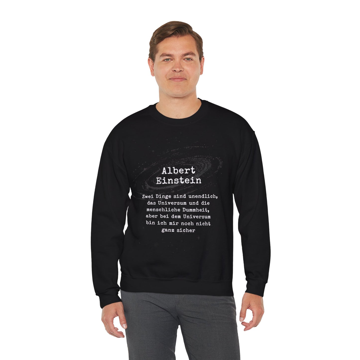 Unisex Heavy Blend™ Rundhals-Sweatshirt - Albert Einstein | Unendlichkeit