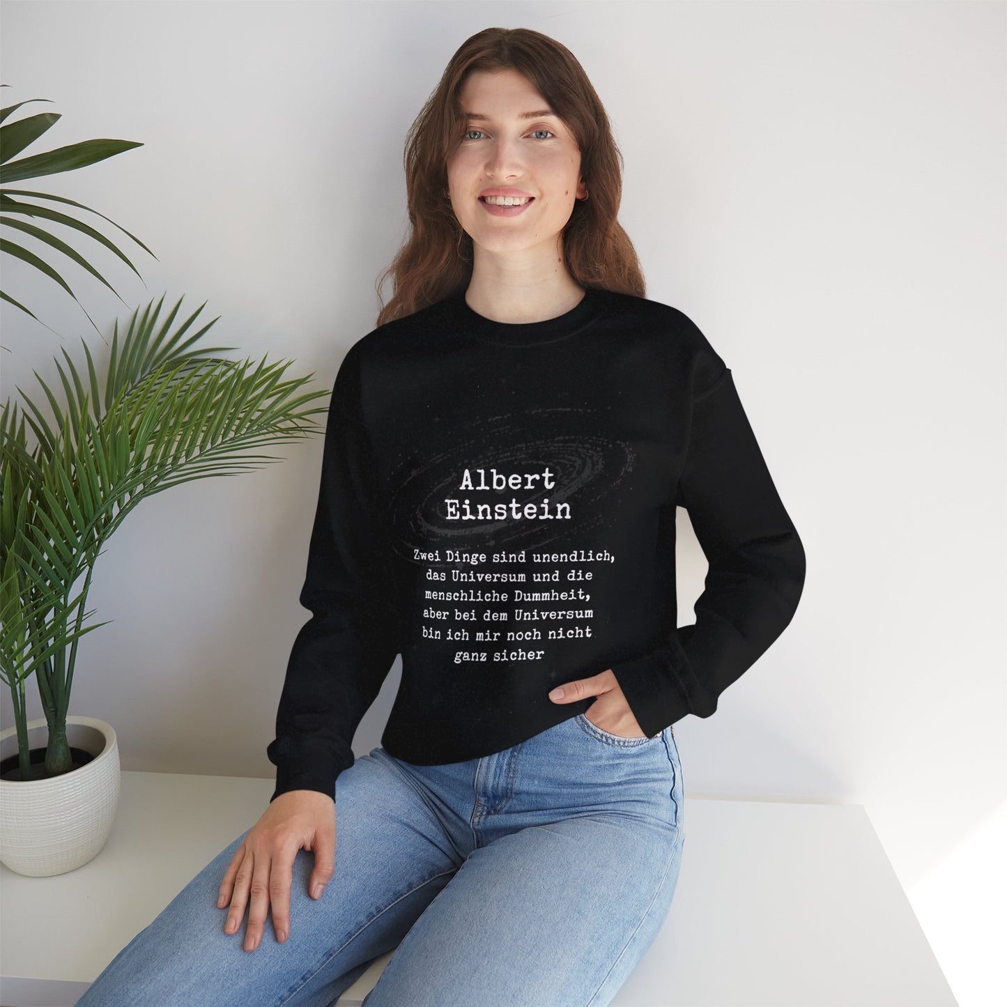 Unisex Heavy Blend™ Rundhals-Sweatshirt - Albert Einstein | Unendlichkeit