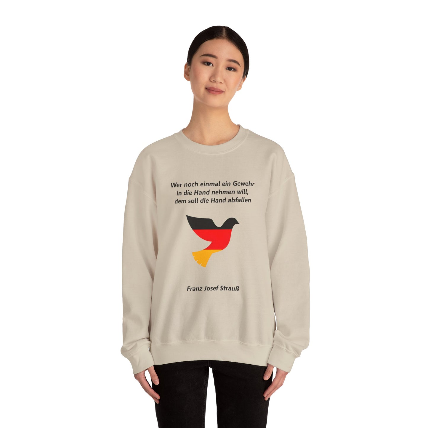 Unisex Heavy Blend™ Rundhals-Sweatshirt - Franz Josef Strauß | Gewehr
