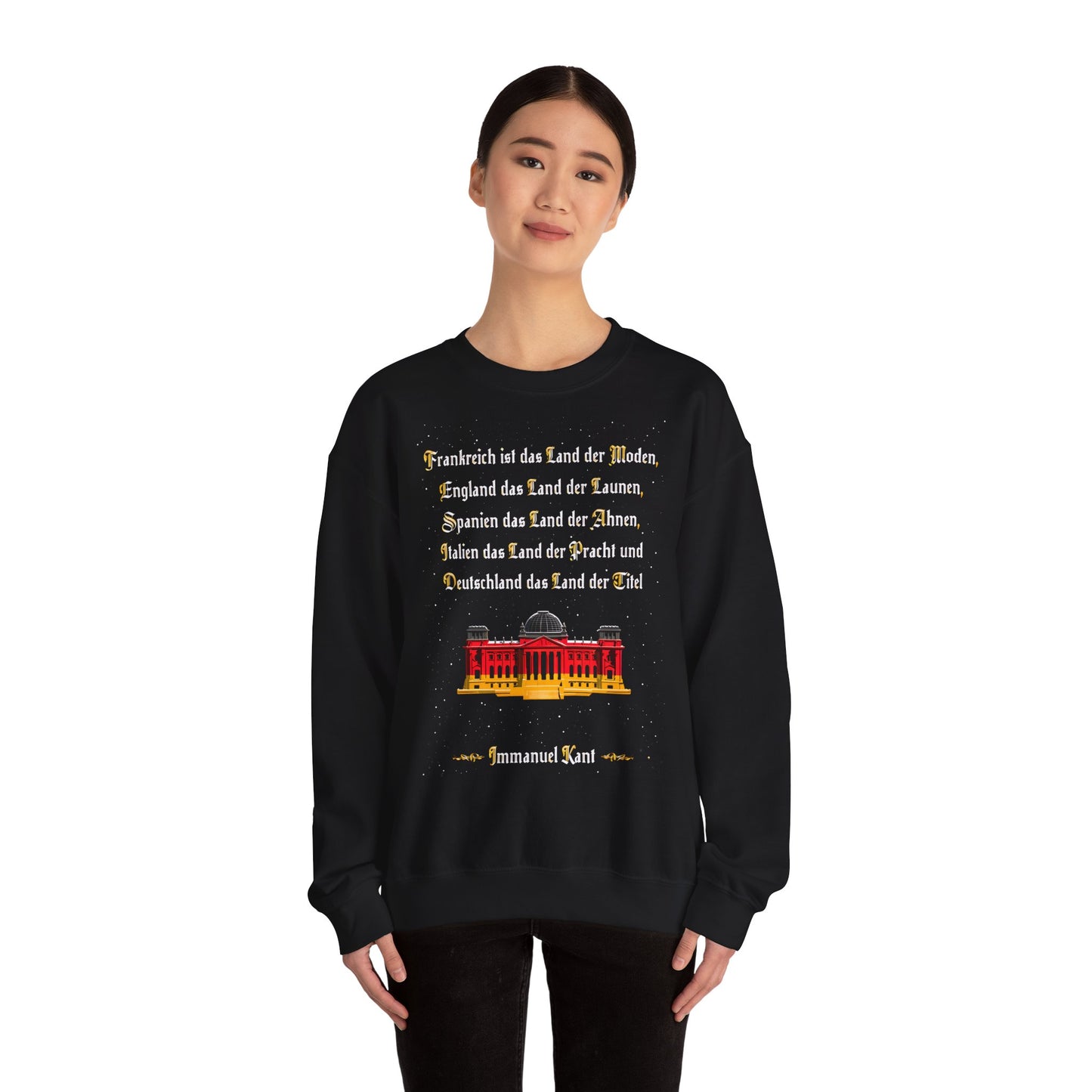 Unisex Heavy Blend™ Rundhals-Sweatshirt - Immanuel Kant | Land der Titel
