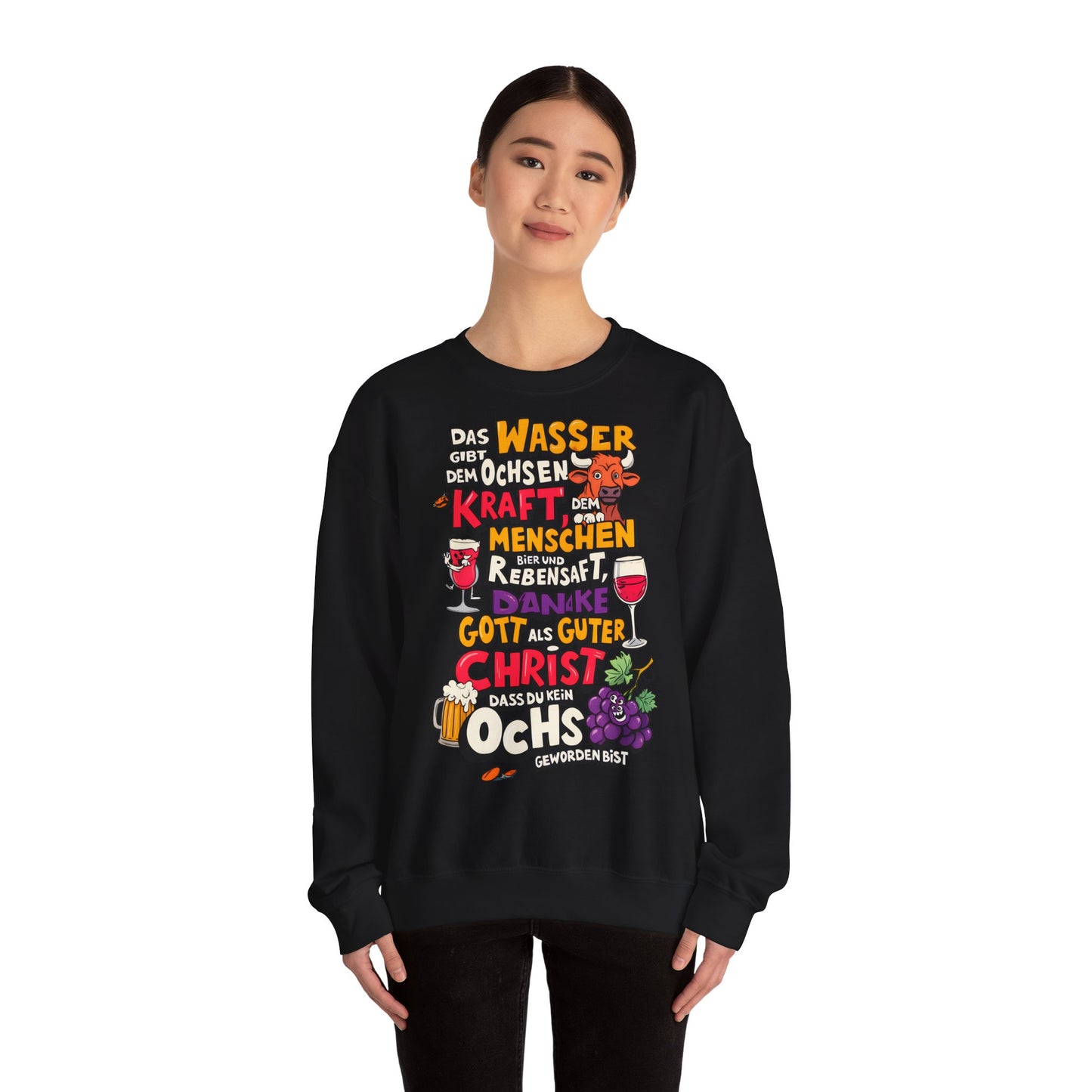 Unisex Heavy Blend™ Rundhals-Sweatshirt - Trinkspruch | Guter Christ