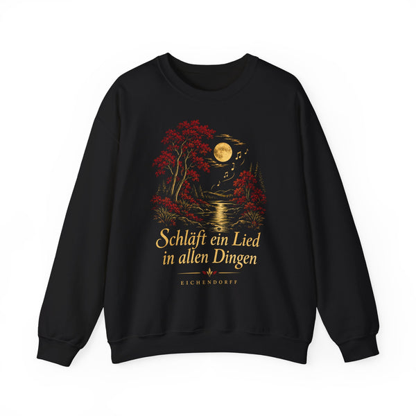 Unisex Heavy Blend™ Rundhals-Sweatshirt - Joseph Freiherr von Eichendorff | Schläft ein Lied in allen Dingen
