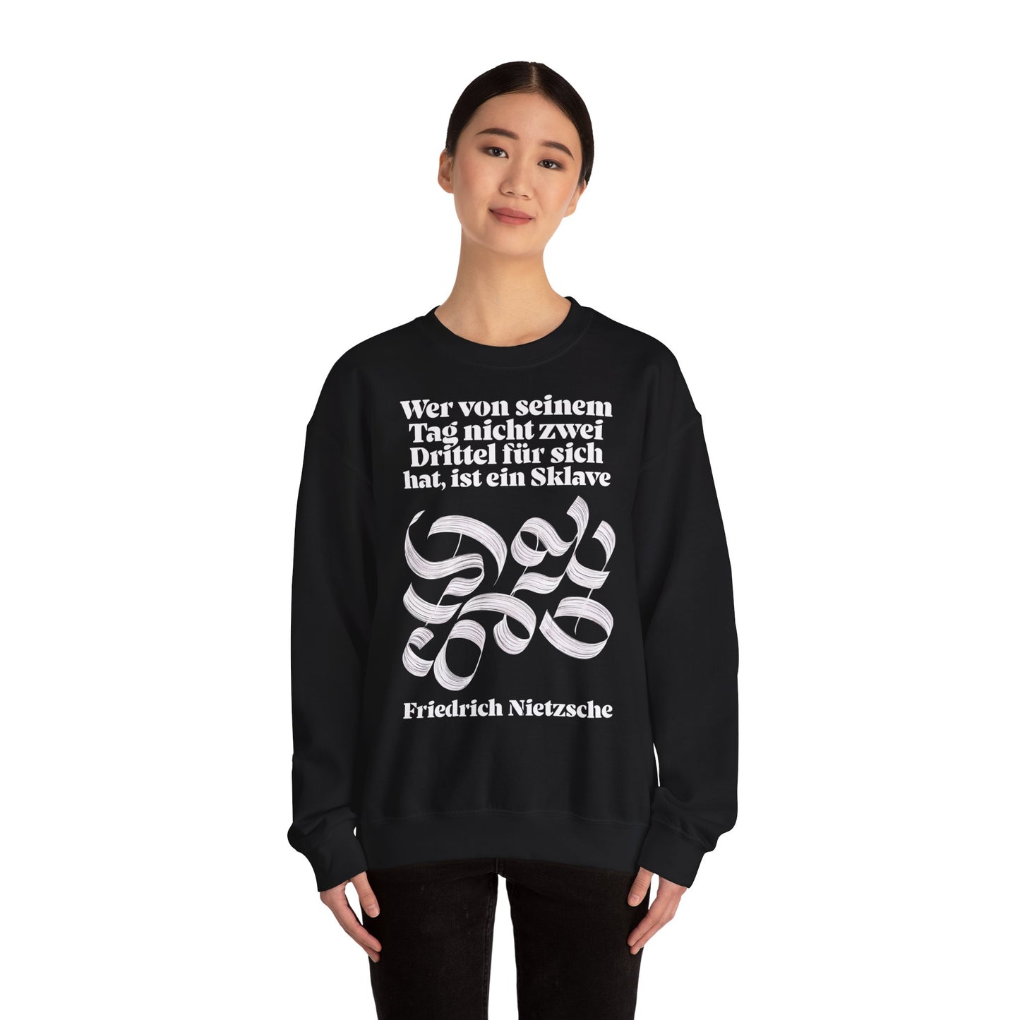Unisex Heavy Blend™ Rundhals-Sweatshirt - Friedrich Nietzsche | Sklave