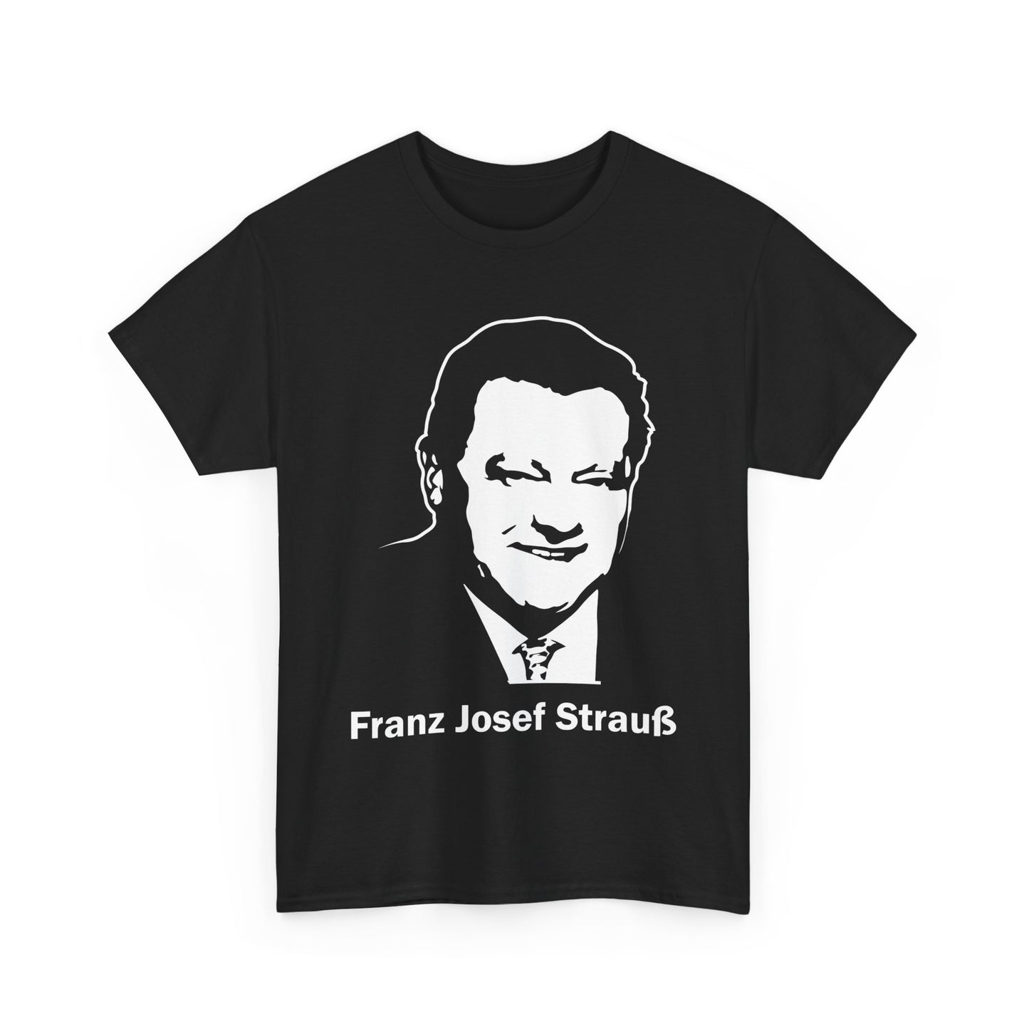 Unisex-T-Shirt aus Baumwolle - Franz Josef Strauß | Silhouette