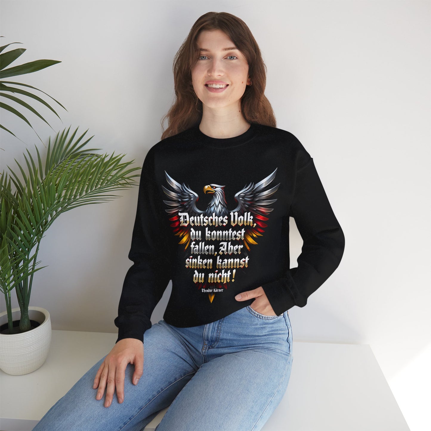 Unisex Heavy Blend™ Rundhals-Sweatshirt - Theodor Körner | Sinken kannst Du nicht