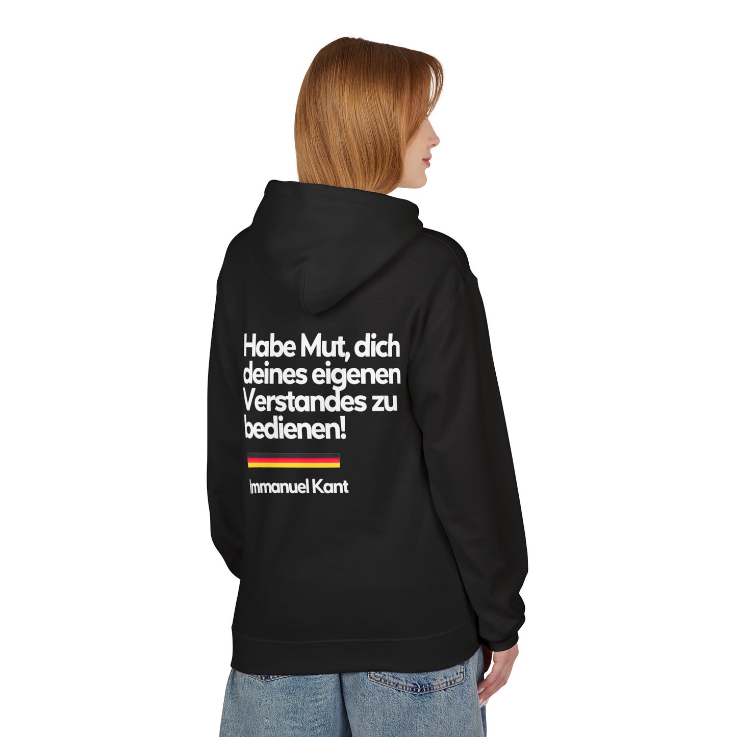 Hoodie Sweatshirt | Immanuel Kant - Habe Mut, dich deines eigenen Verstandes zu bedienen