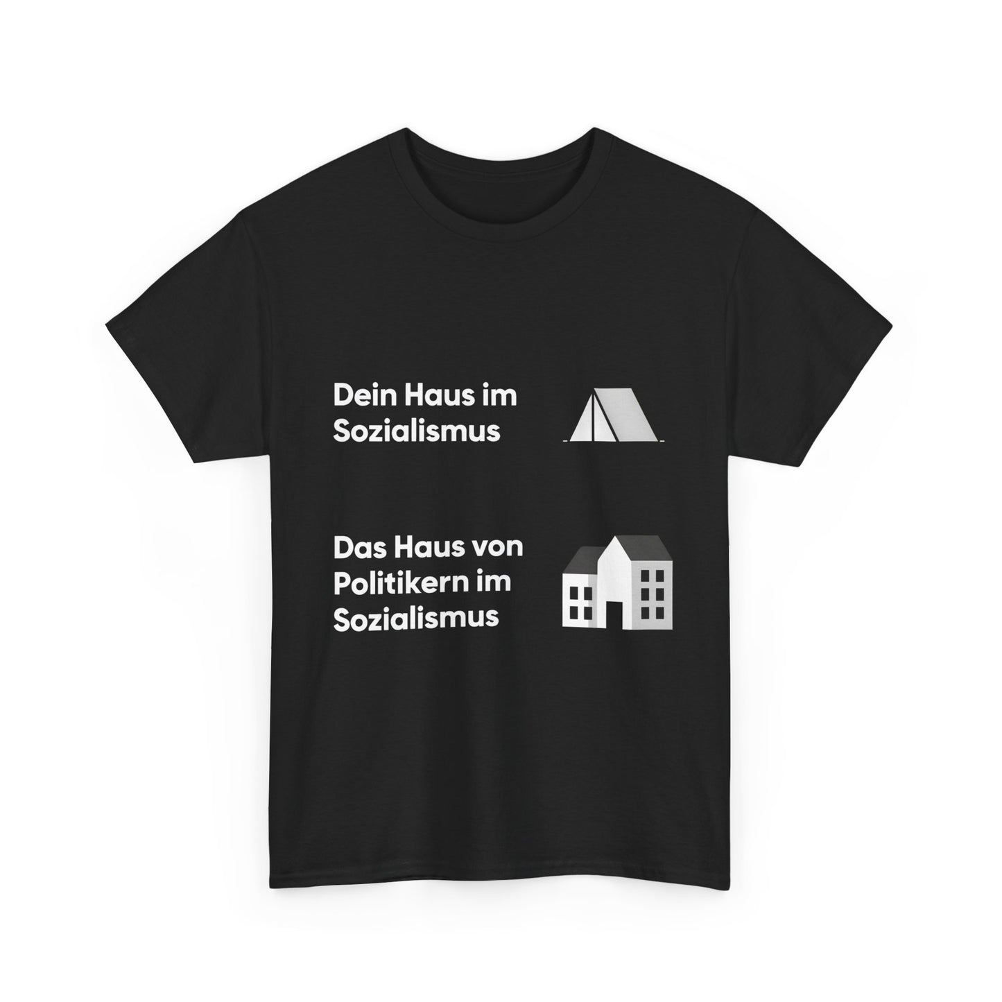 Unisex-T-Shirt aus Baumwolle - Sozialismus Meme