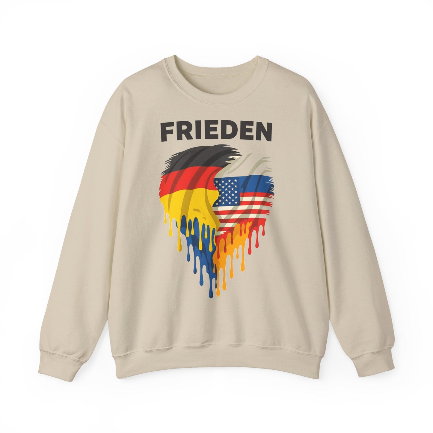 Unisex Heavy Blend™ Rundhals-Sweatshirt - Frieden | Herz