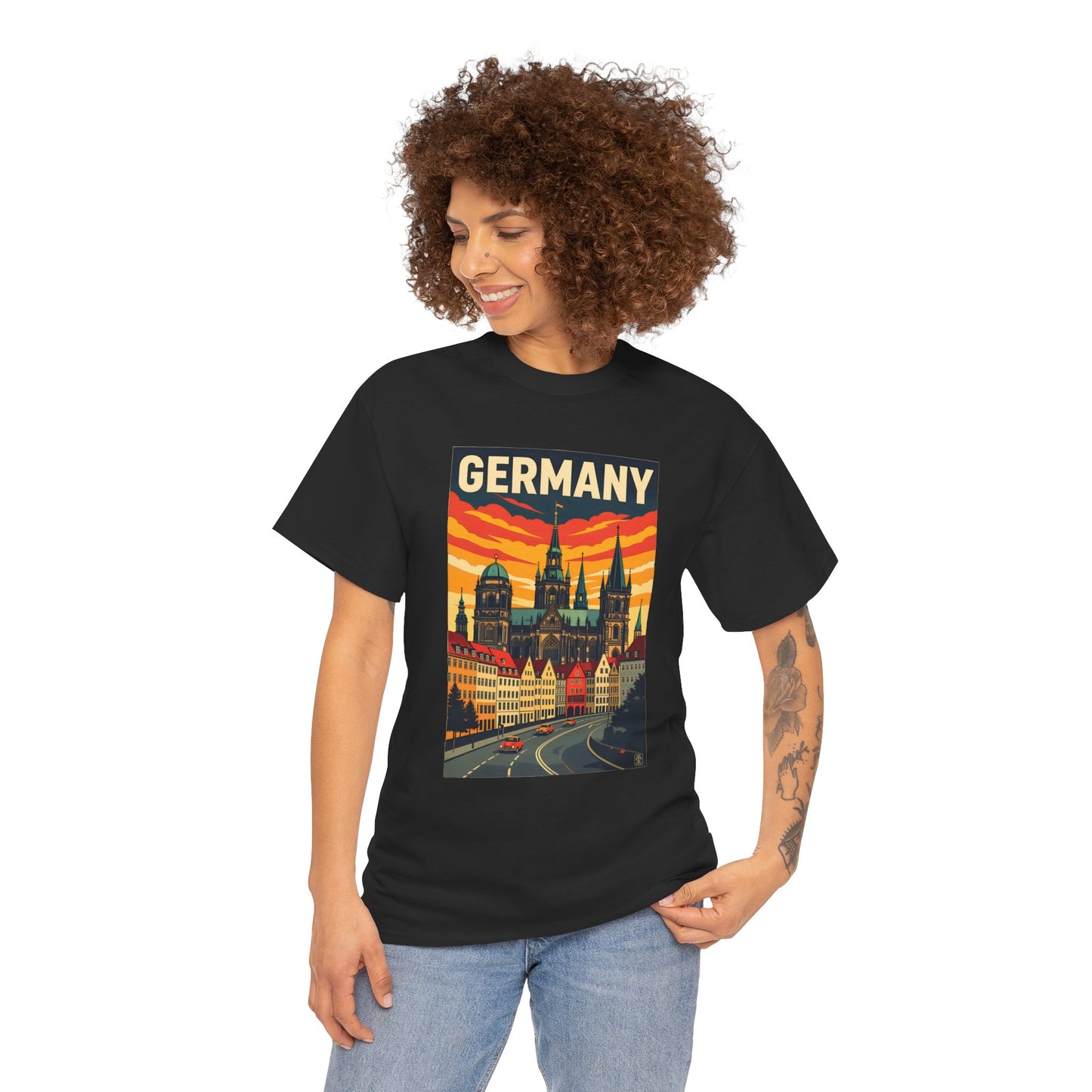 Unisex-T-Shirt aus Baumwolle - Germany