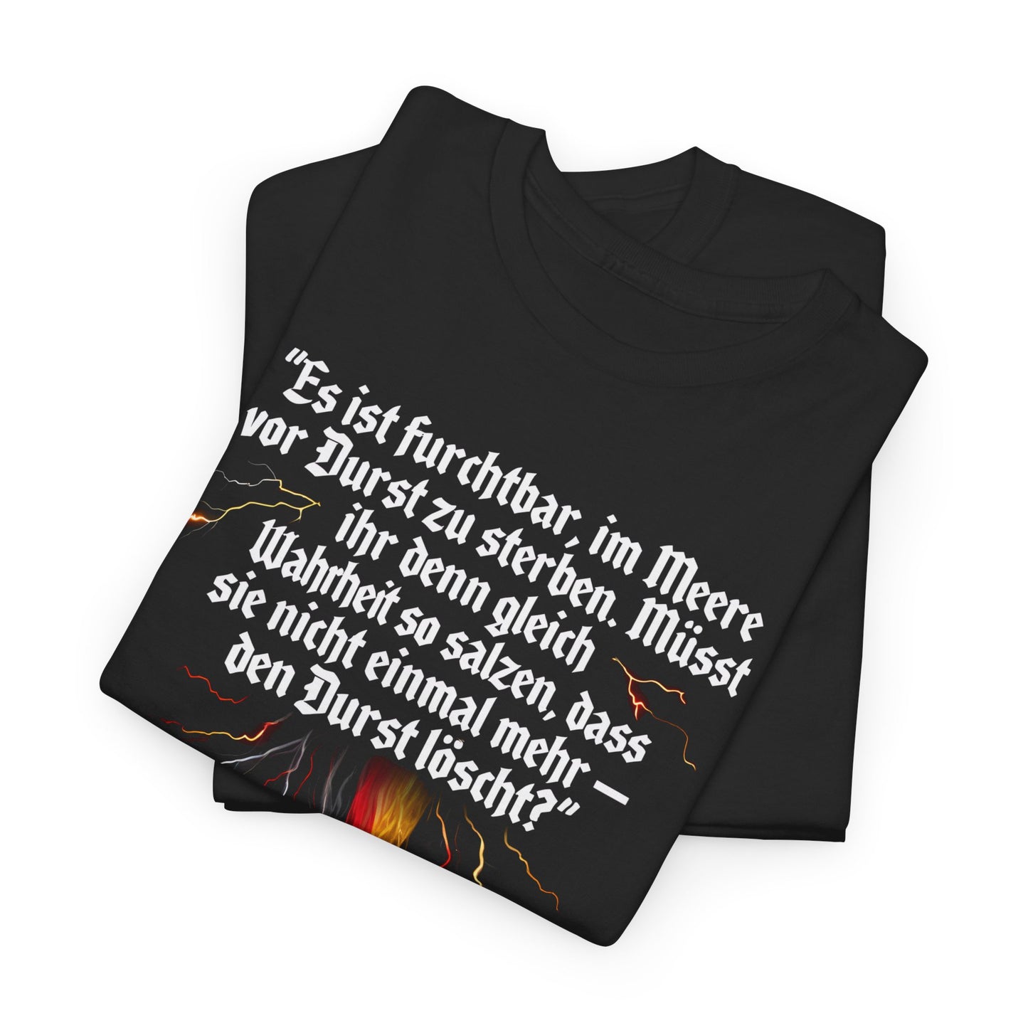 Unisex-T-Shirt aus Baumwolle - Friedrich Nietzsche | Wahrheit