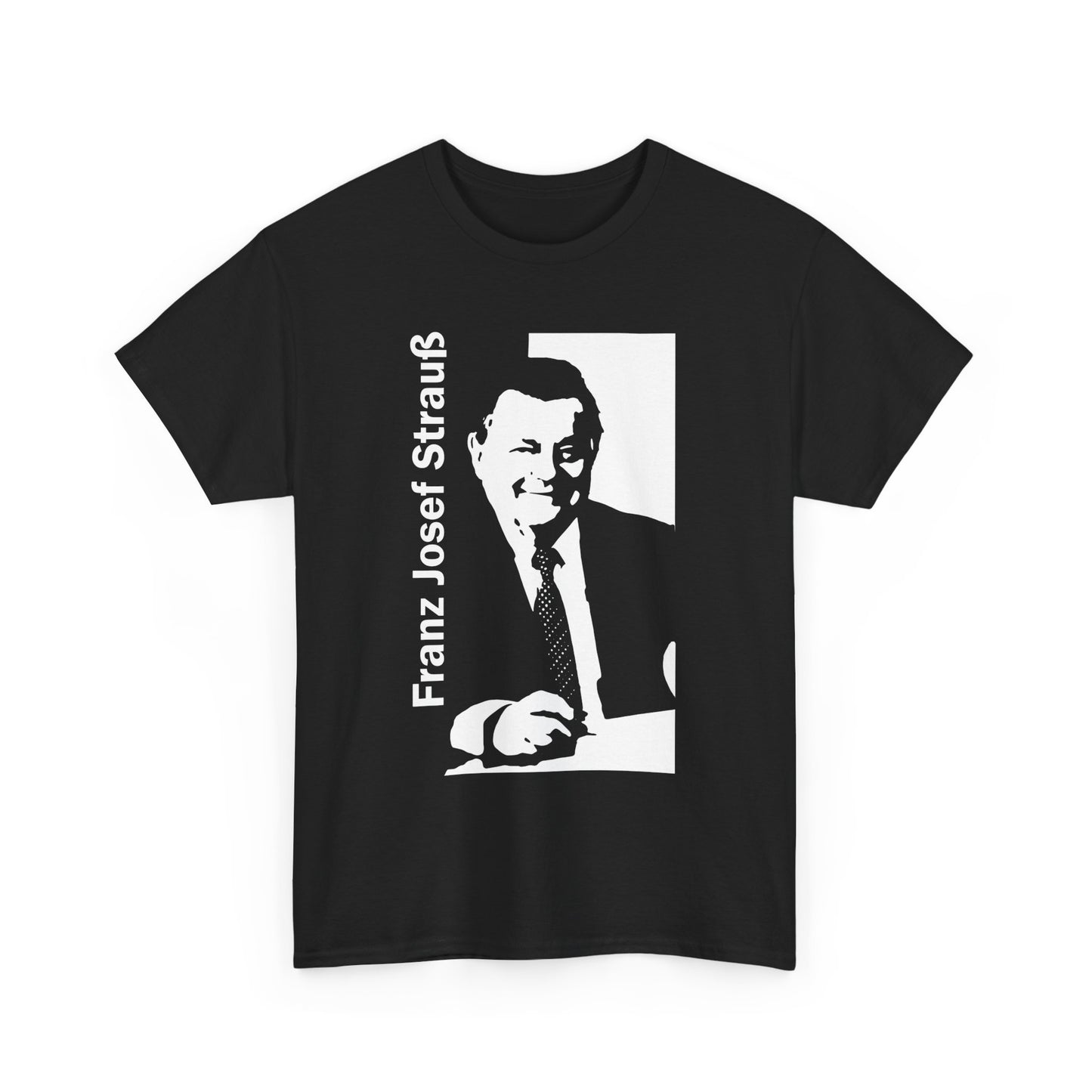 Unisex-T-Shirt aus Baumwolle - Franz Josef Strauß | Silhouette 2