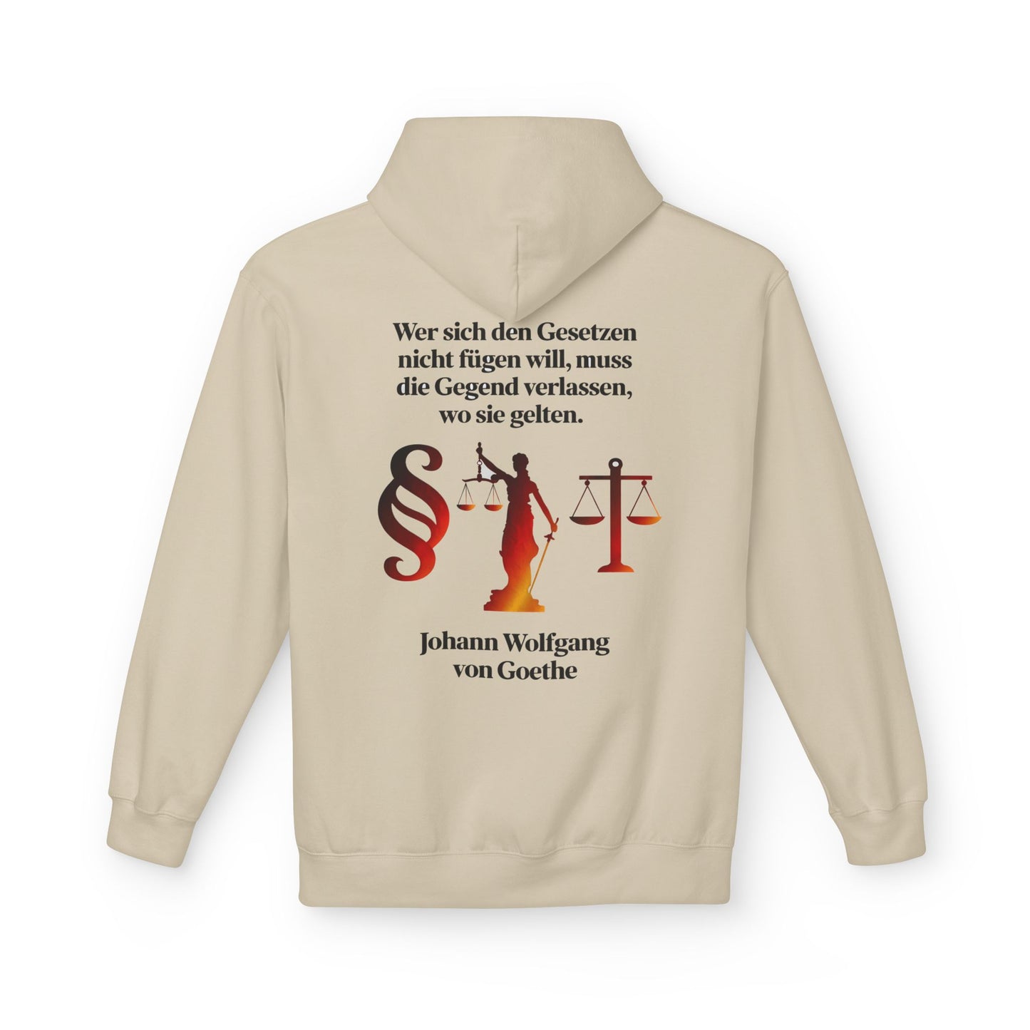 Hoodie Sweatshirt | Johann Wolfgang von Goethe - Gesetze