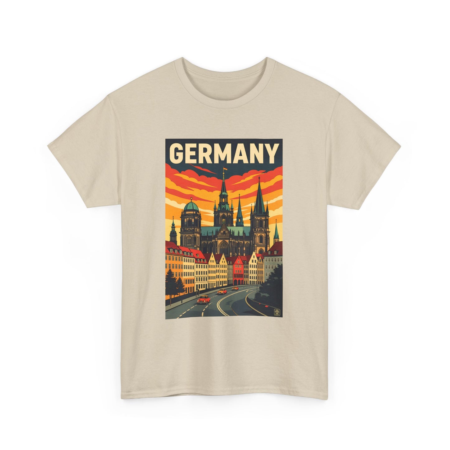 Unisex-T-Shirt aus Baumwolle - Germany