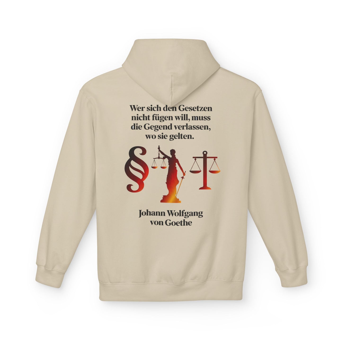 Hoodie Sweatshirt | Johann Wolfgang von Goethe - Gesetze