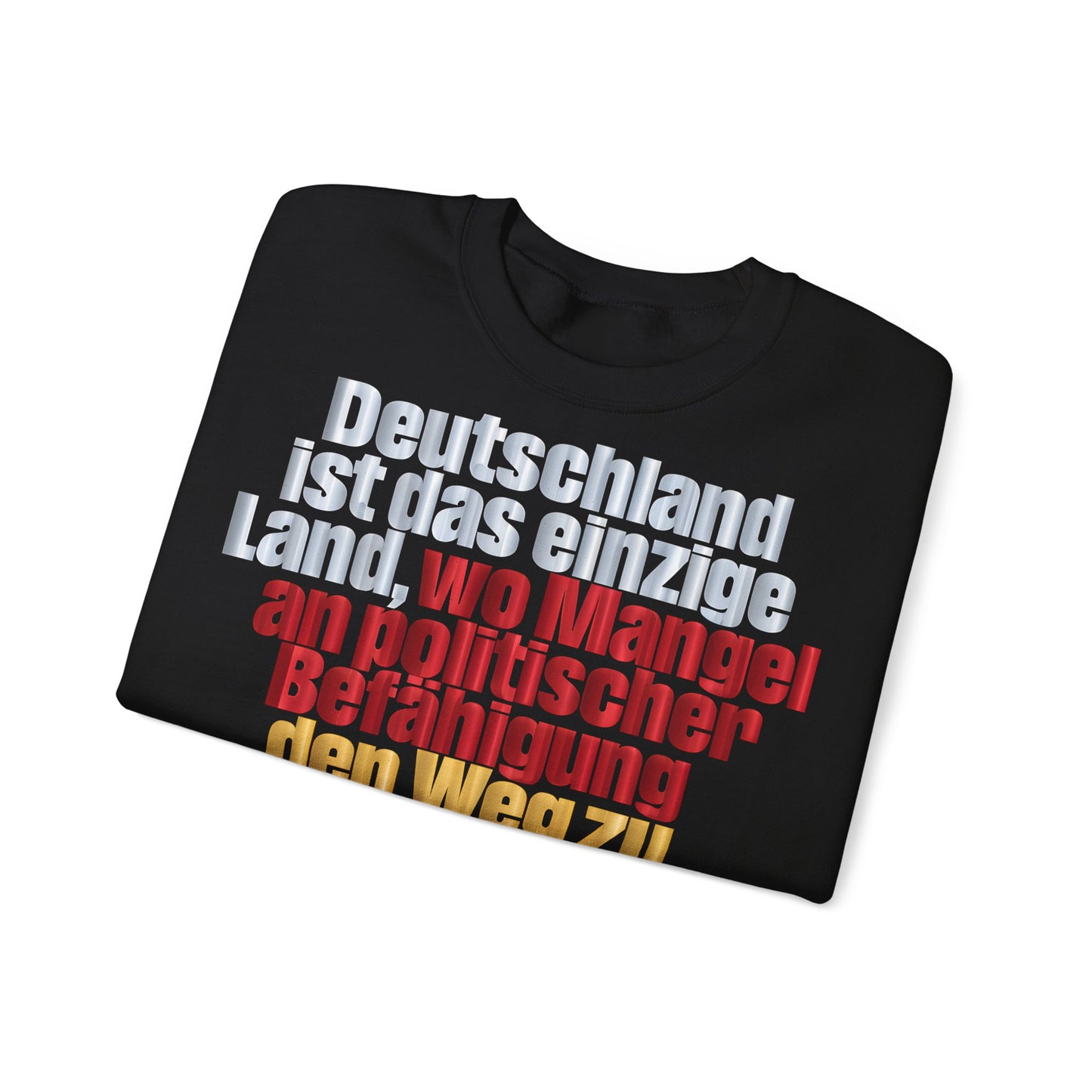 Unisex Heavy Blend™ Rundhals-Sweatshirt - Carl von Ossietzky | Mangel an Befähigung